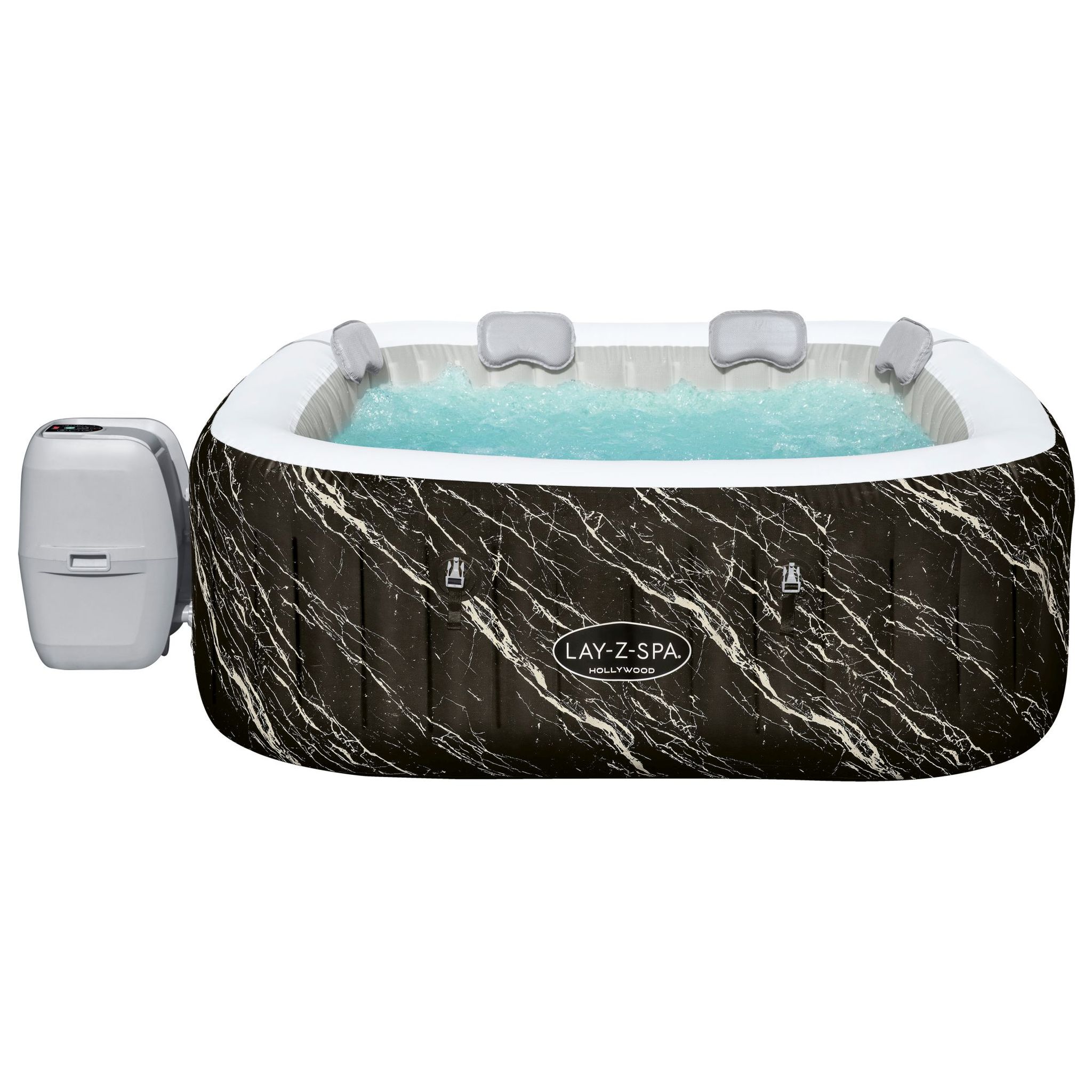 Bestway LAY-Z-SPA Hollywood AirJet LED-Whirlpool für 6 Personen Bestway LAY-Z-SPA Hollywood AirJet LED-Whirlpool für 6 Personen