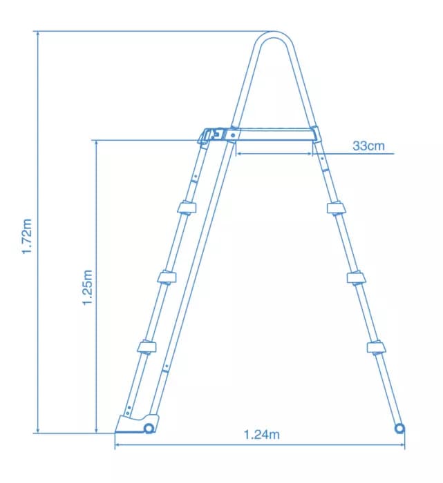 Intex Sicherheitsleiter für Pools von bis zu 122 cm Höhe IN-128076 Intex Sicherheitsleiter für Pools von bis zu 122 cm Höhe IN-128076