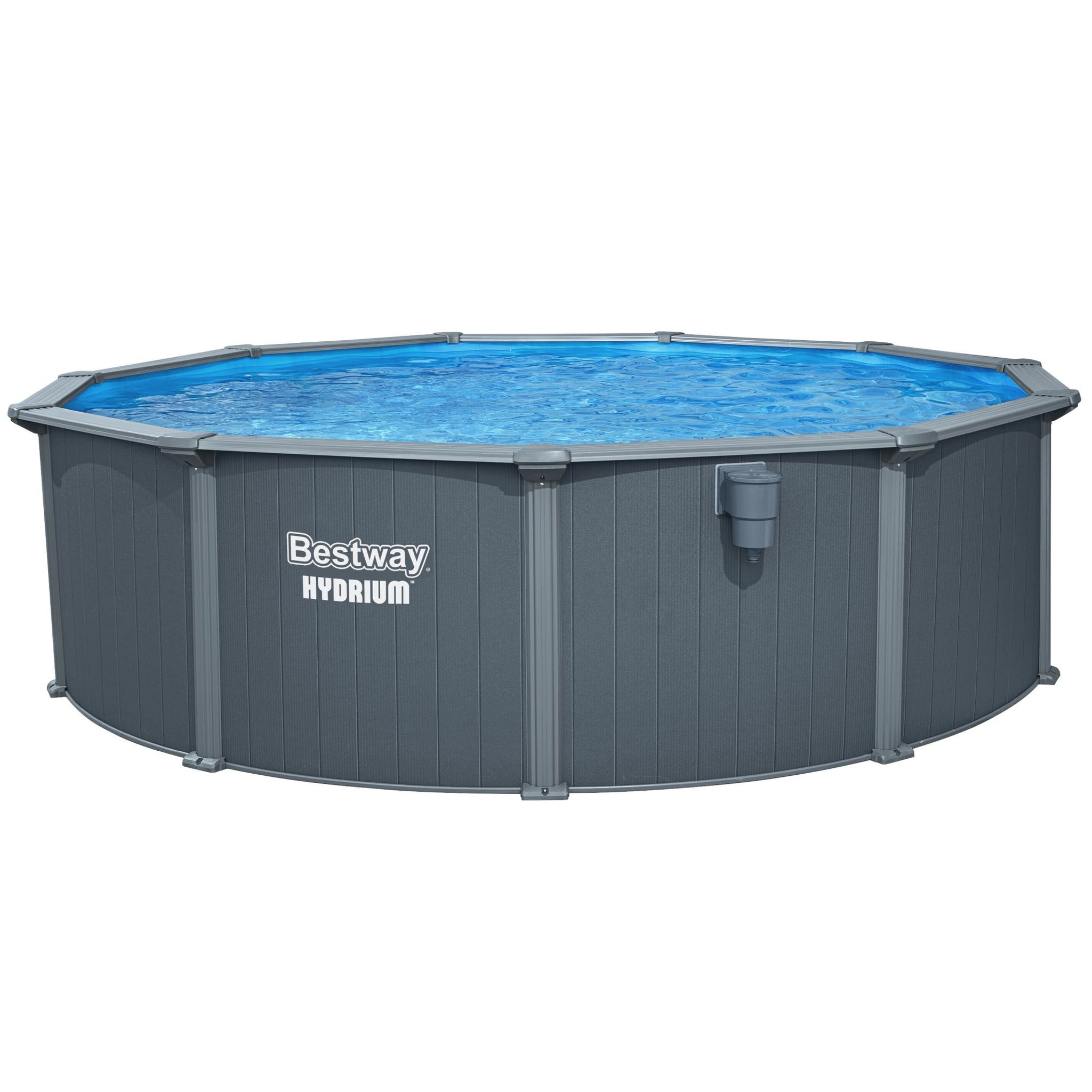 Bestway Hydrium Stahlwandpool Komplett-Set Ø 488 x 132 cm rund Bestway Hydrium Stahlwandpool Komplett-Set Ø 488 x 132 cm rund