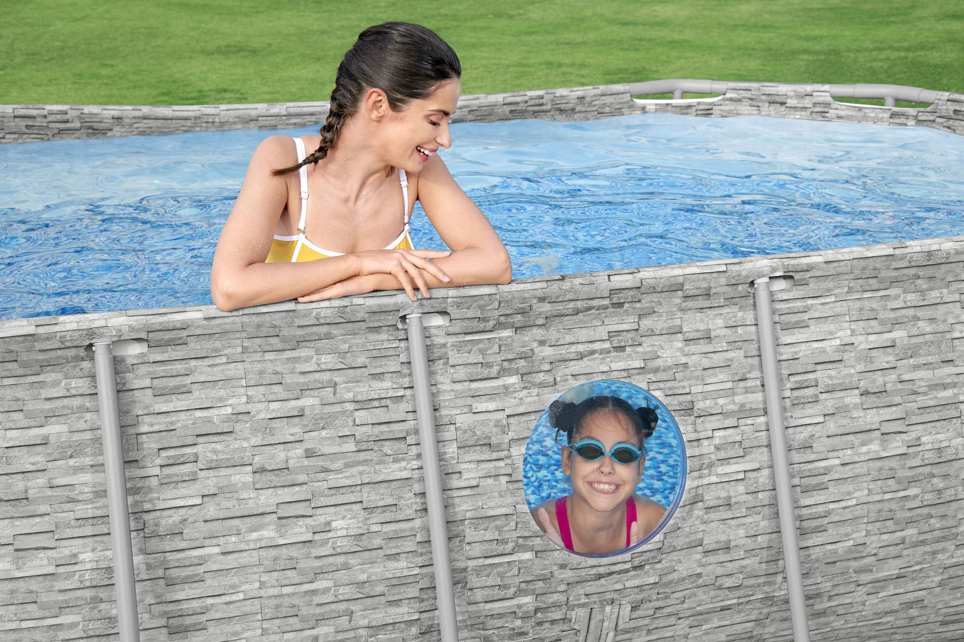 Bestway Steel Pro MAX Splashview Frame Pool Set 427 x 250 x 100 cm Bestway Steel Pro MAX Splashview Frame Pool Set 427 x 250 x 100 cm