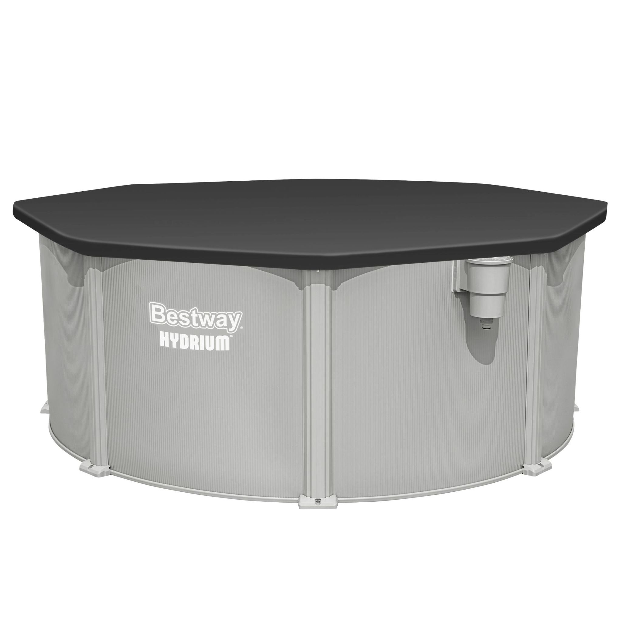 Bestway Hydrium Stahlwandpool Komplett-Set Ø 305 x 122 cm rund