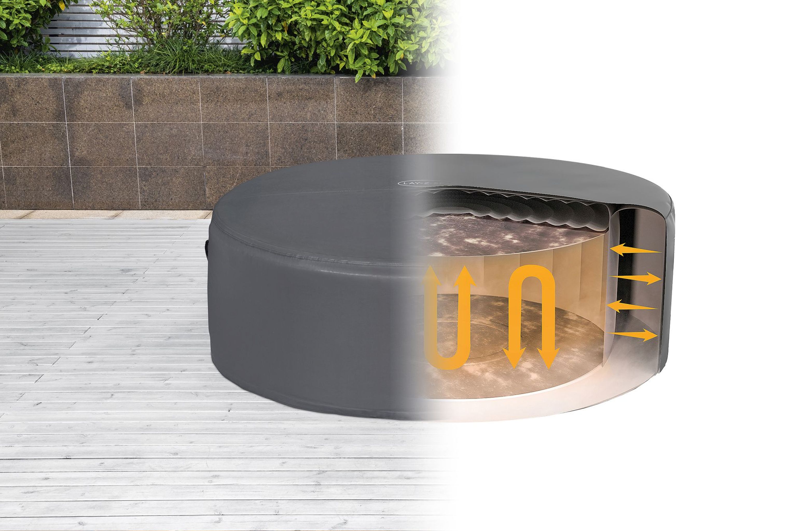 LAY-Z-SPA Abdeckung EnergySense Plus Thermo 180 x 66 cm rund LAY-Z-SPA Abdeckung EnergySense Plus Thermo 180 x 66 cm rund