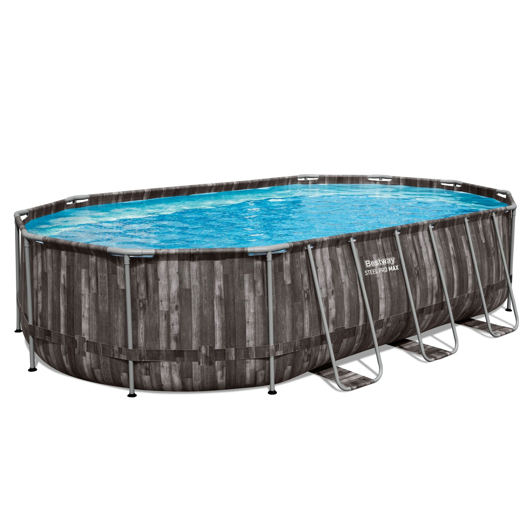 Bestway Steel Pro MAX Frame Pool Komplett-Set 610 x 366 x 122 cm oval Bestway Steel Pro MAX Frame Pool Komplett-Set 610 x 366 x 122 cm oval