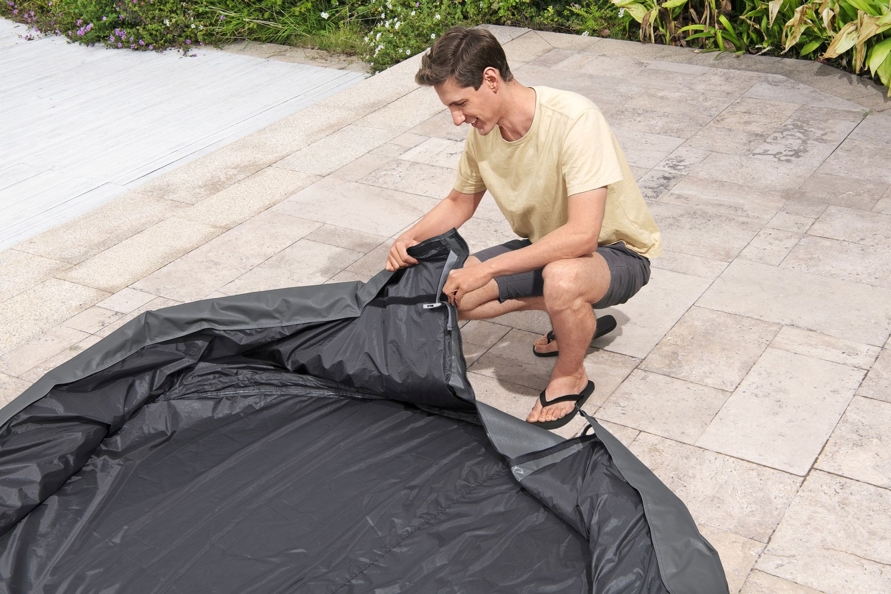 LAY-Z-SPA Abdeckung EnergySense Plus Thermo 201 x 201 cm eckig LAY-Z-SPA Abdeckung EnergySense Plus Thermo 201 x 201 cm eckig