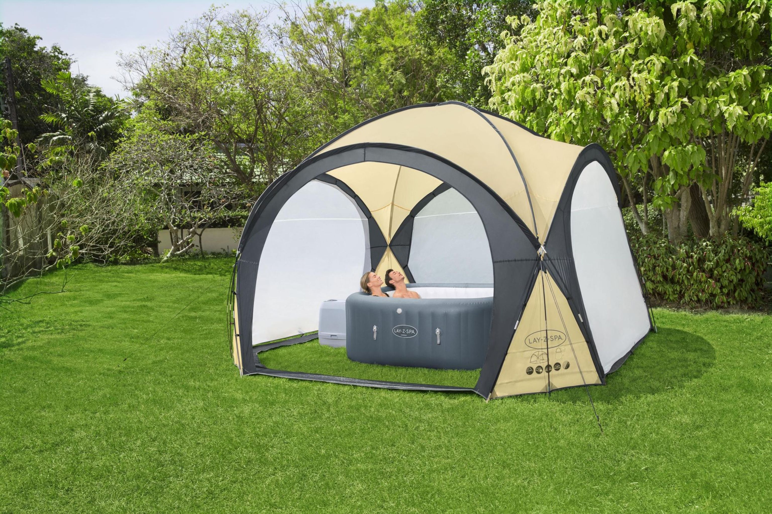 LAY-Z-SPA Pavillon für Whirlpool und Pool