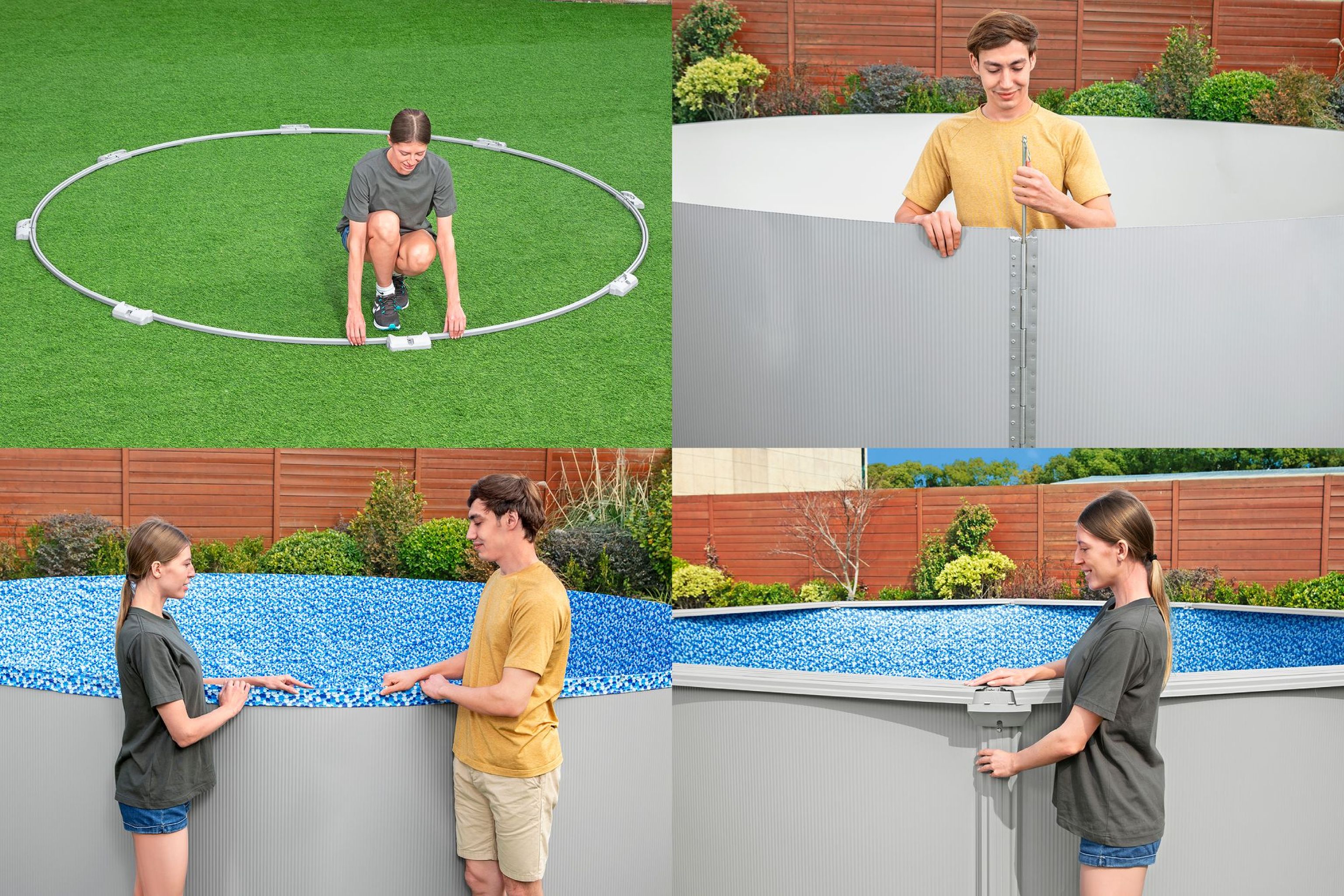 Bestway Hydrium Stahlwandpool Komplett-Set Ø 305 x 122 cm rund Bestway Hydrium Stahlwandpool Komplett-Set Ø 305 x 122 cm rund