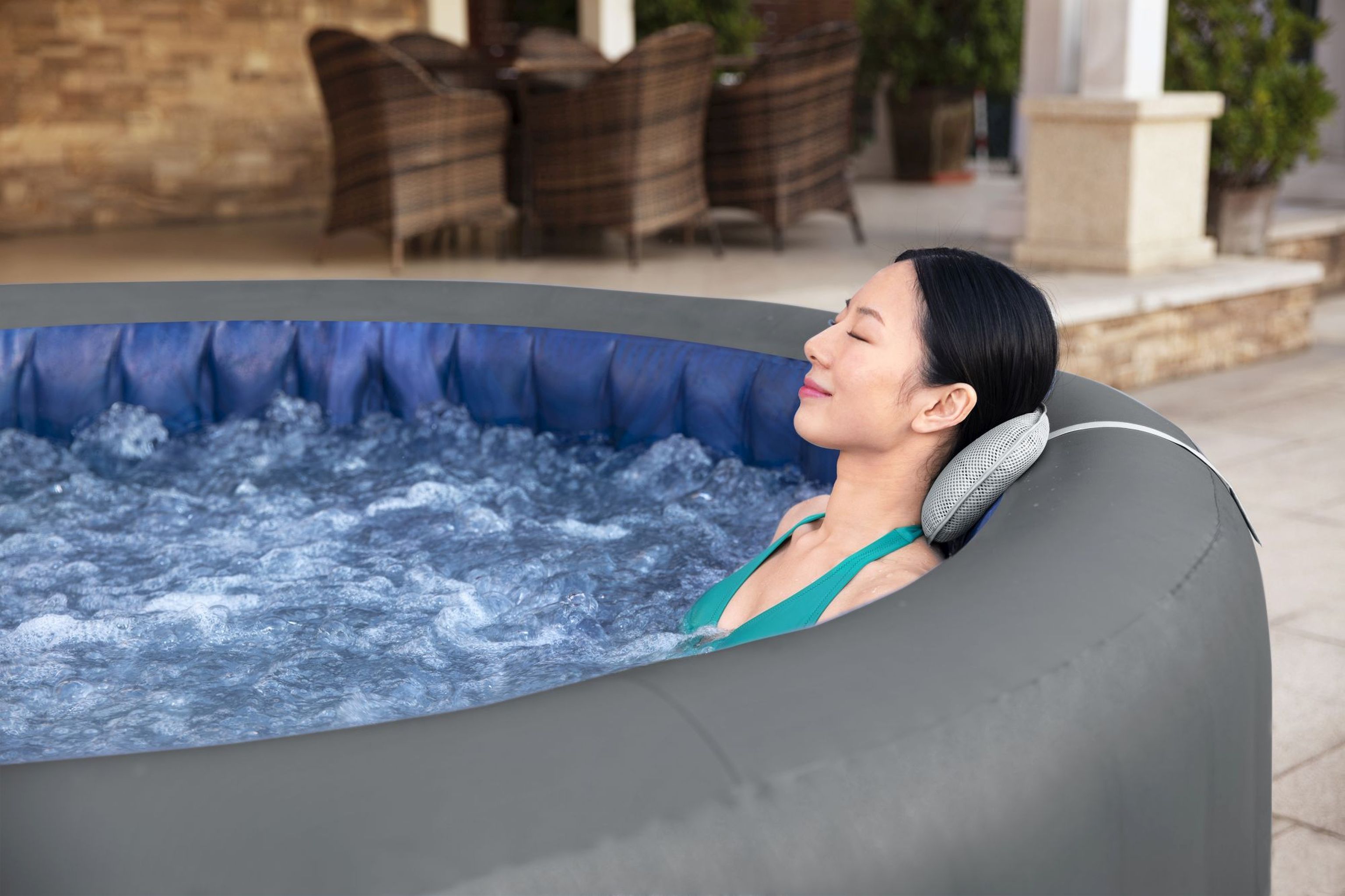 Bestway LAY-Z-SPA Santorini HydroJet Pro Whirlpool 7 Personen
