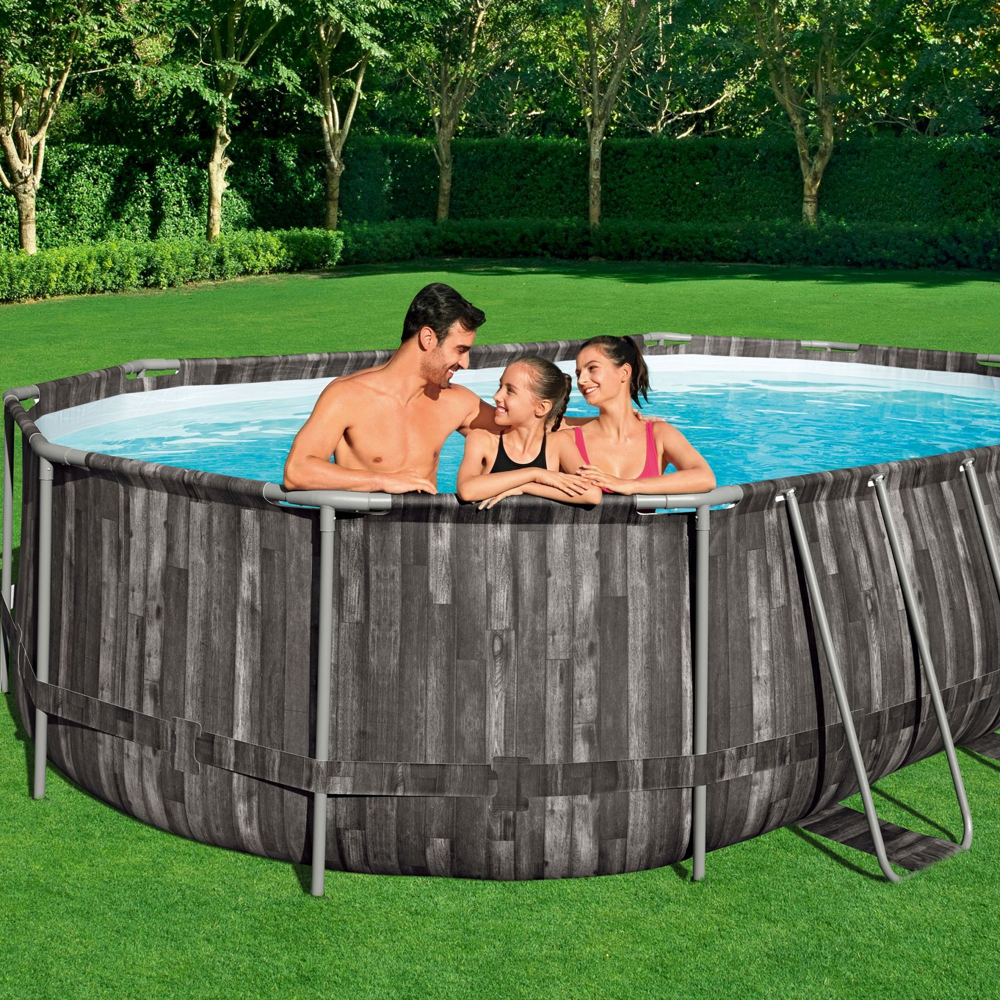 Bestway Steel Pro MAX Frame Pool Komplett-Set 610 x 366 x 122 cm oval Bestway Steel Pro MAX Frame Pool Komplett-Set 610 x 366 x 122 cm oval