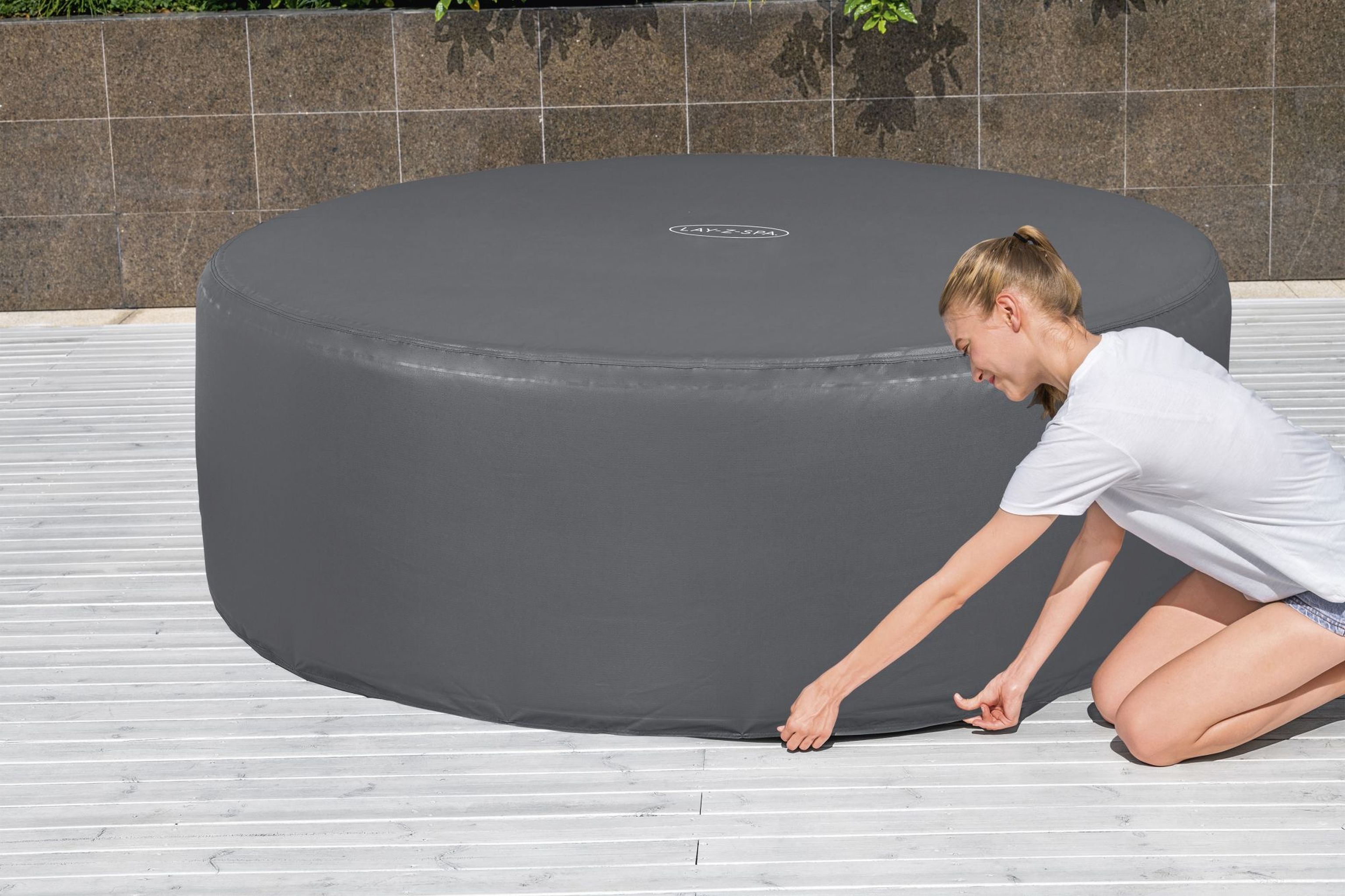 LAY-Z-SPA Abdeckung EnergySense Plus Thermo 196 x 71 cm rund LAY-Z-SPA Abdeckung EnergySense Plus Thermo 196 x 71 cm rund