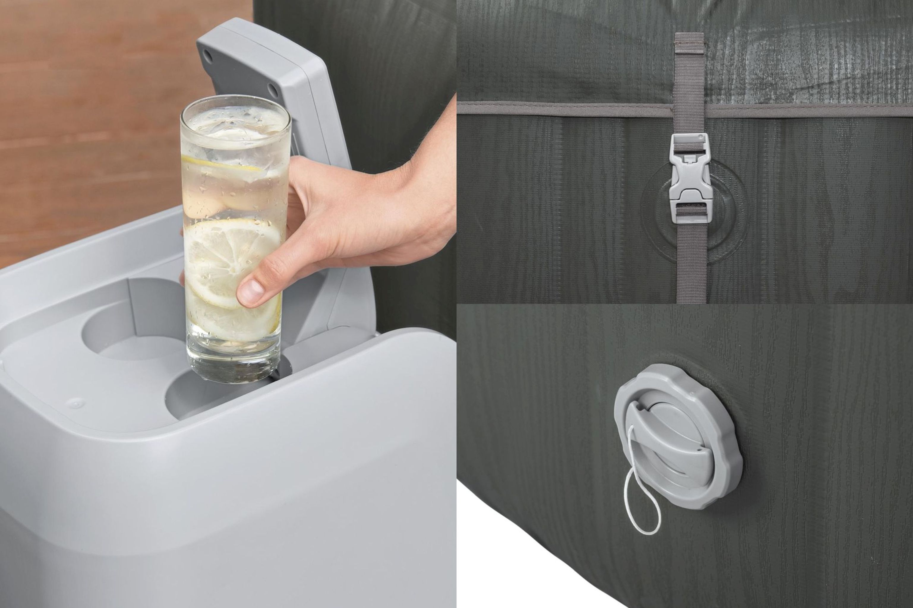 LAY-Z-SPA Mauritius AirJet XXL-Whirlpool für 7 Personen LAY-Z-SPA Mauritius AirJet XXL-Whirlpool für 7 Personen