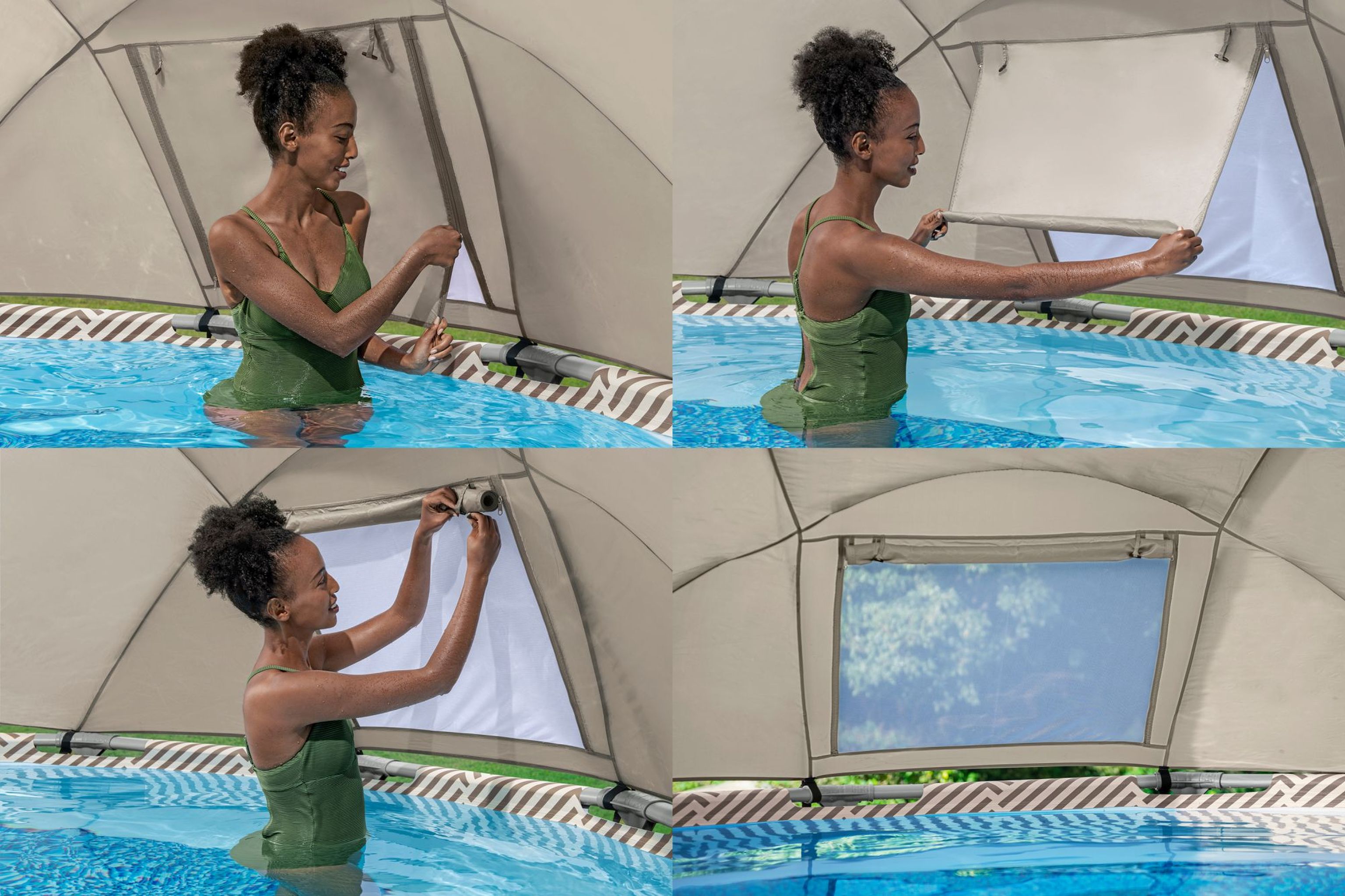 Bestway Steel Pro MAX Frame Pool Komplett-Set Ø 396 x 107 cm