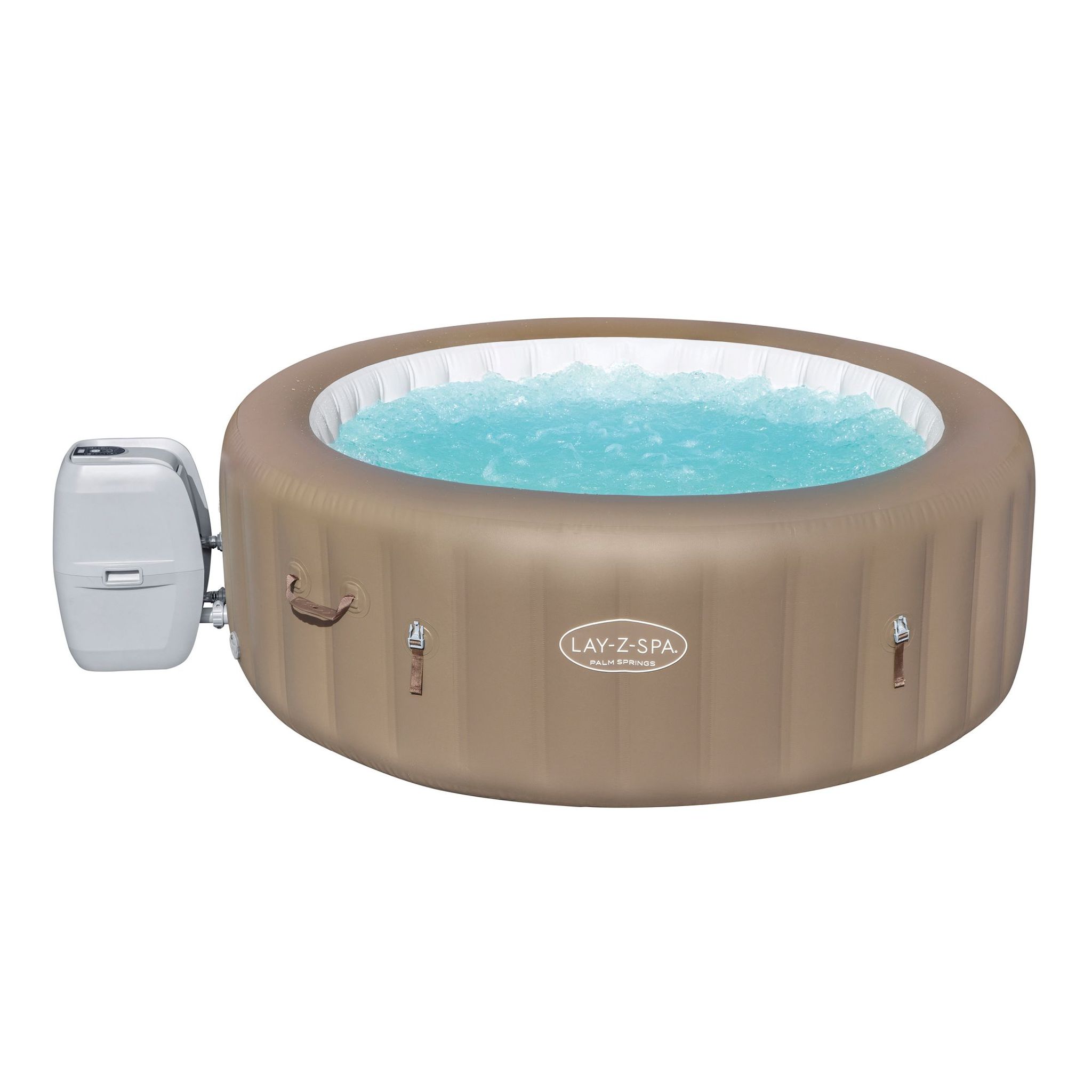 LAY-Z-SPA Palm Springs AirJet Whirlpool Ø 196 x 71 cm 6 Personen LAY-Z-SPA Palm Springs AirJet Whirlpool Ø 196 x 71 cm 6 Personen