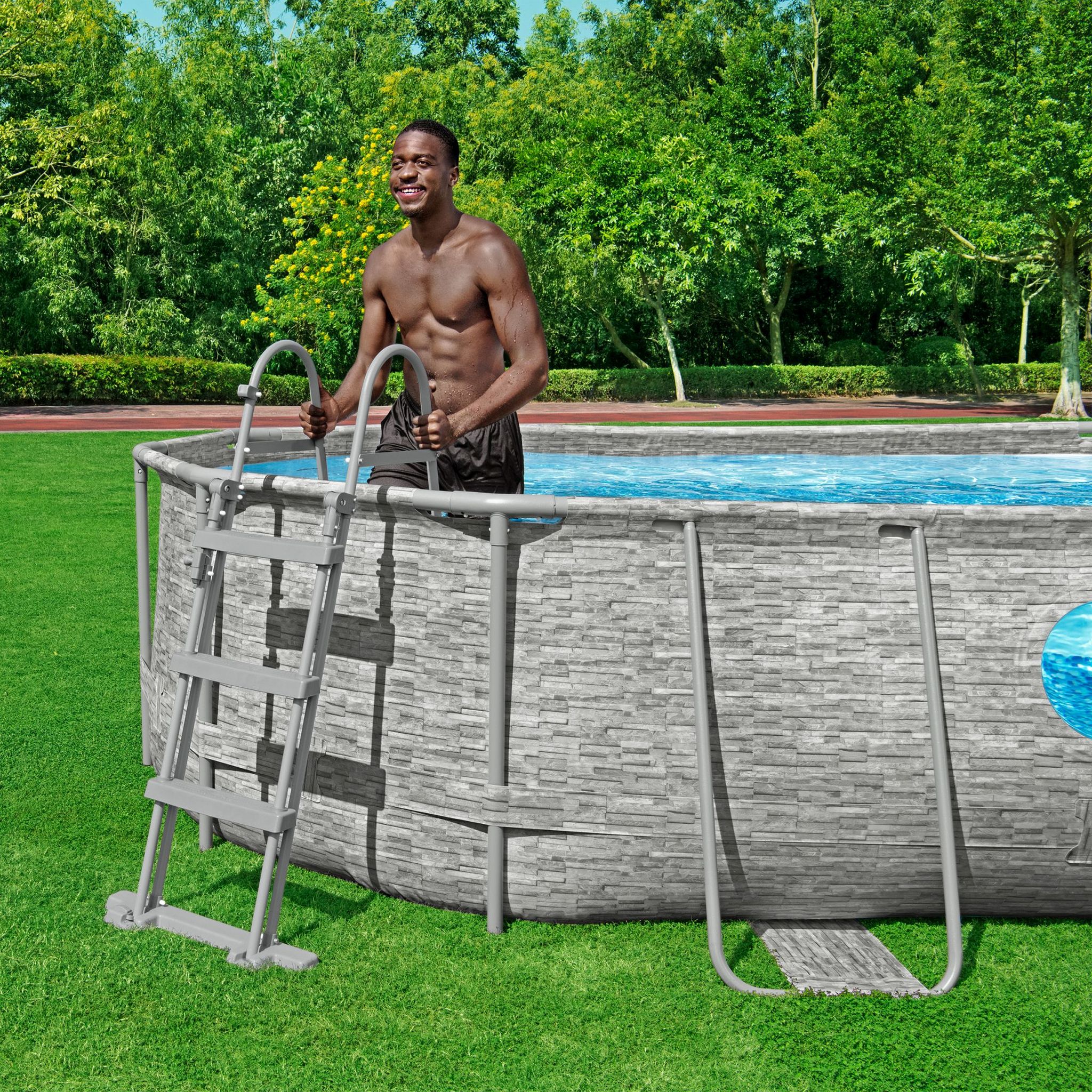 Bestway Steel Pro MAX Splashview Frame Pool Set 427 x 250 x 100 cm