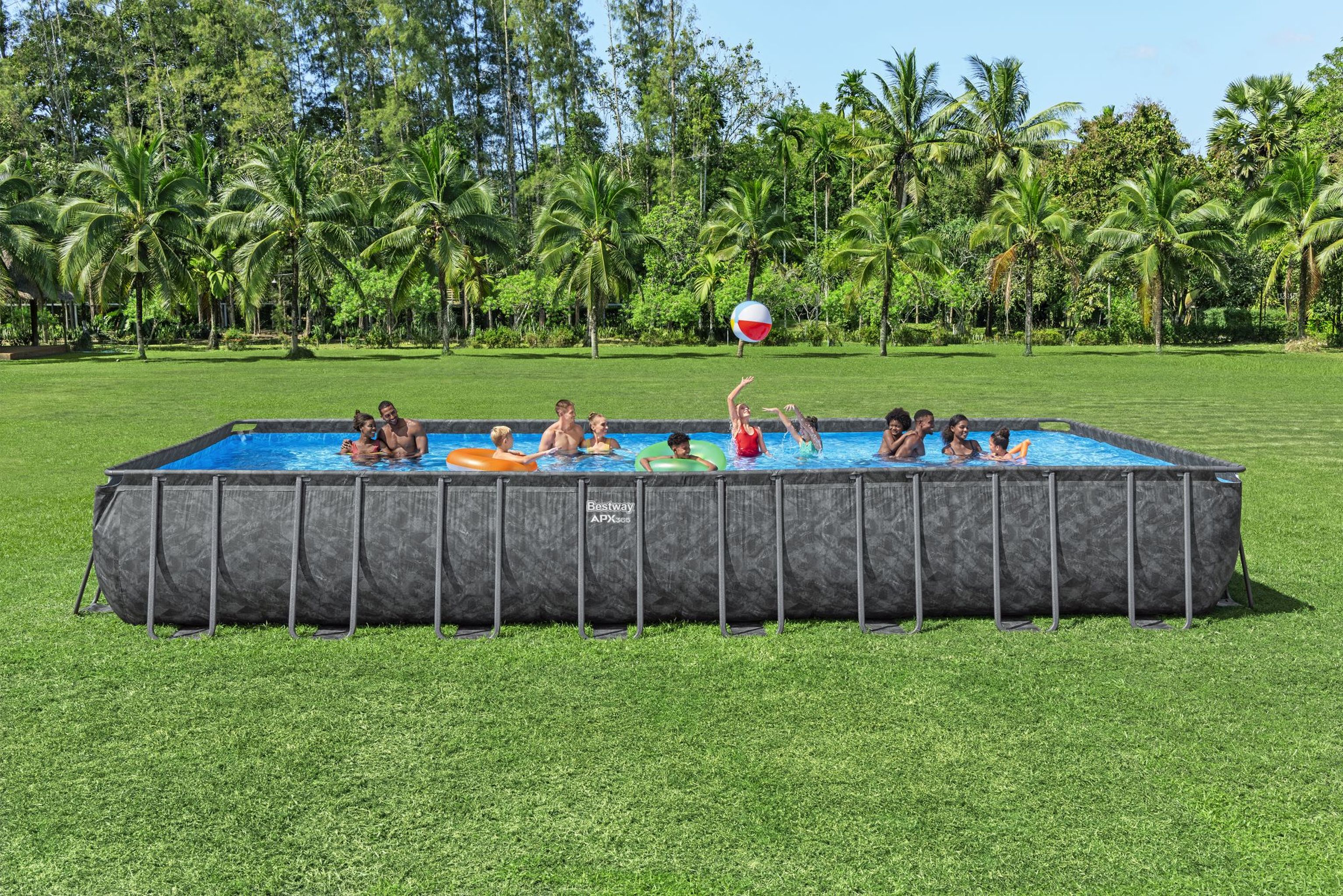 estway APX365 winterfestes Frame Pool Komplett-Set 956 x 488 x 132 cm estway APX365 winterfestes Frame Pool Komplett-Set 956 x 488 x 132 cm