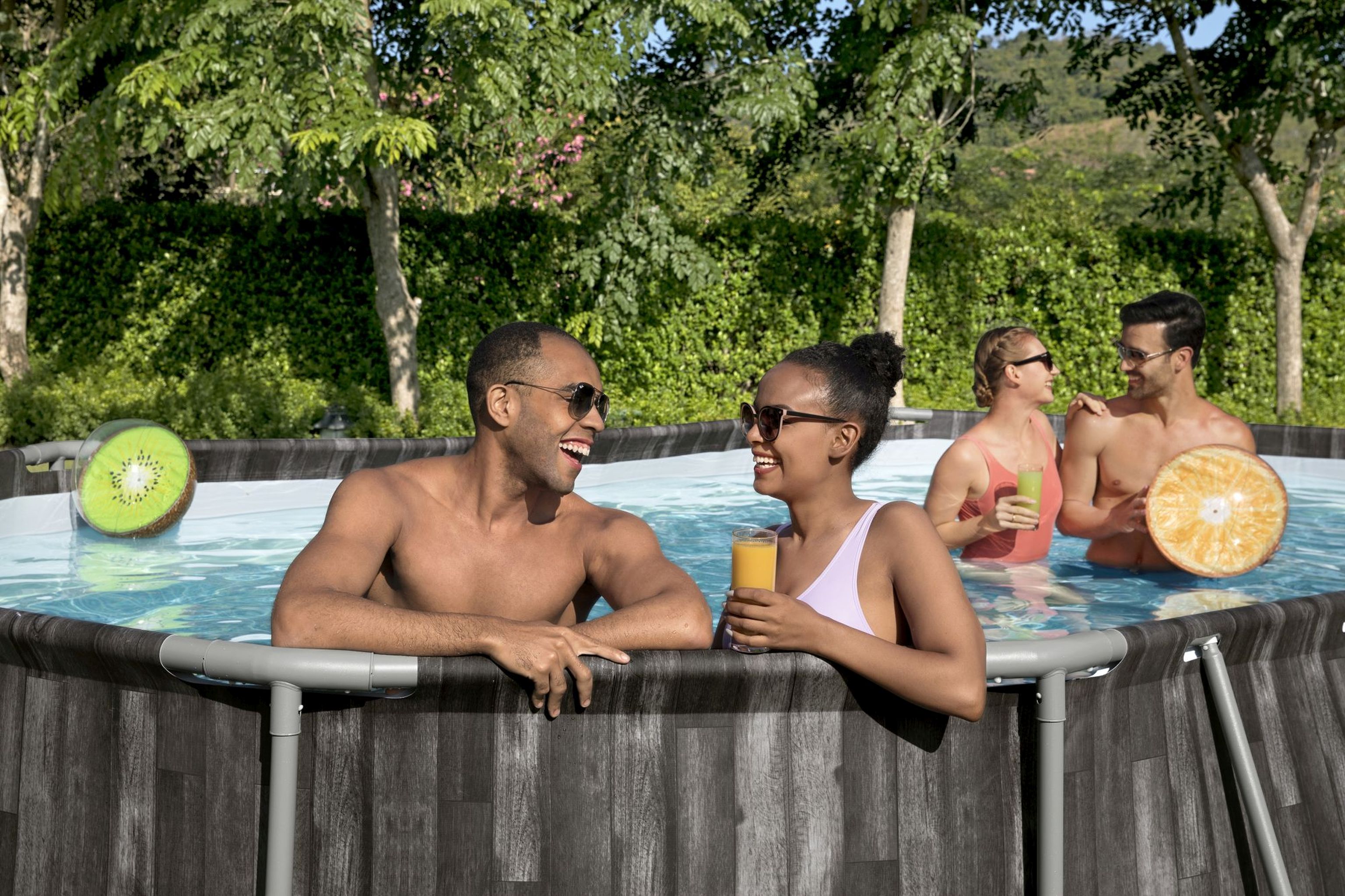 Bestway Steel Pro MAX Frame Pool Komplett-Set 610 x 366 x 122 cm oval Bestway Steel Pro MAX Frame Pool Komplett-Set 610 x 366 x 122 cm oval