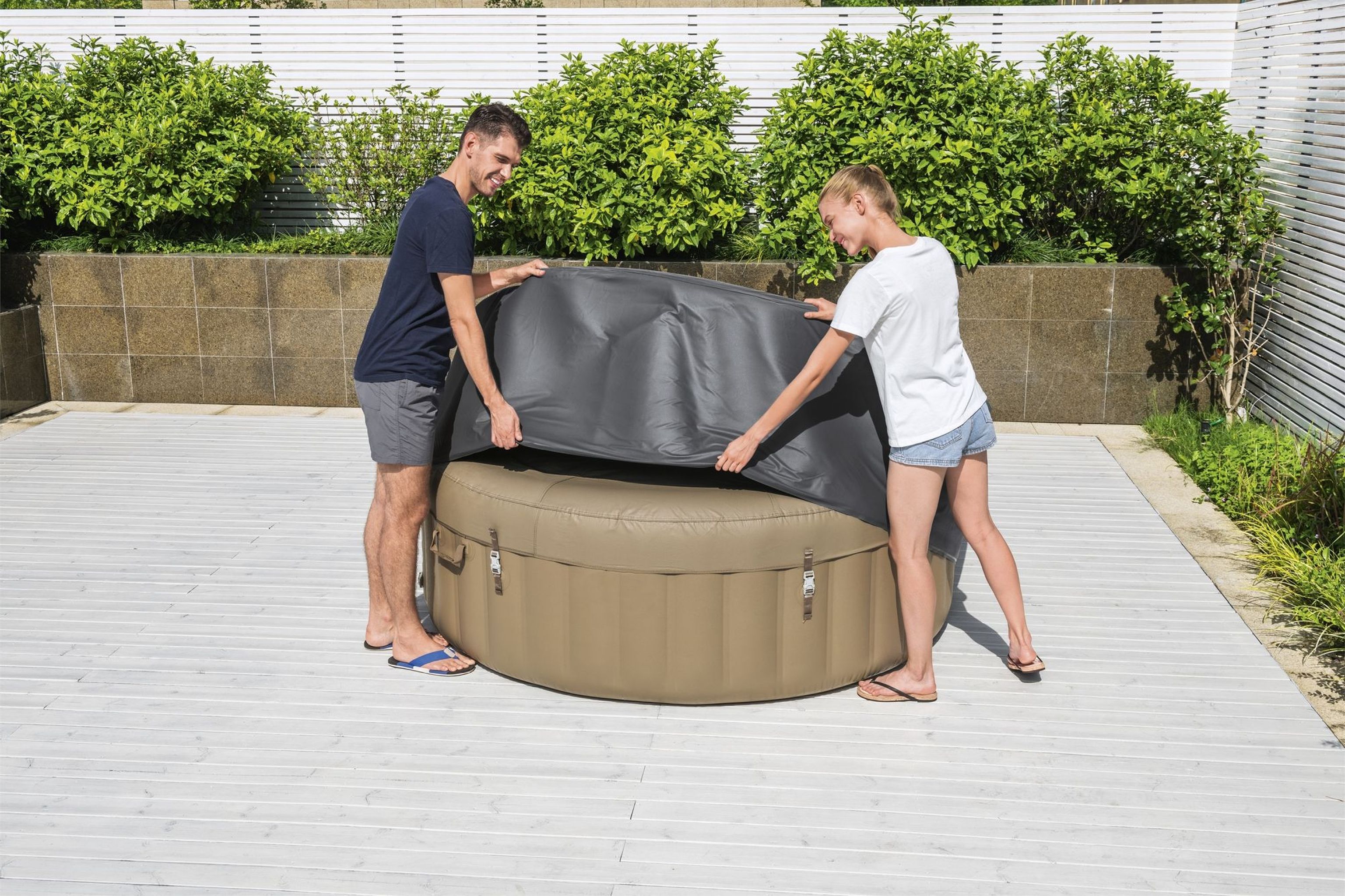 LAY-Z-SPA Abdeckung EnergySense Plus Thermo 196 x 71 cm rund LAY-Z-SPA Abdeckung EnergySense Plus Thermo 196 x 71 cm rund