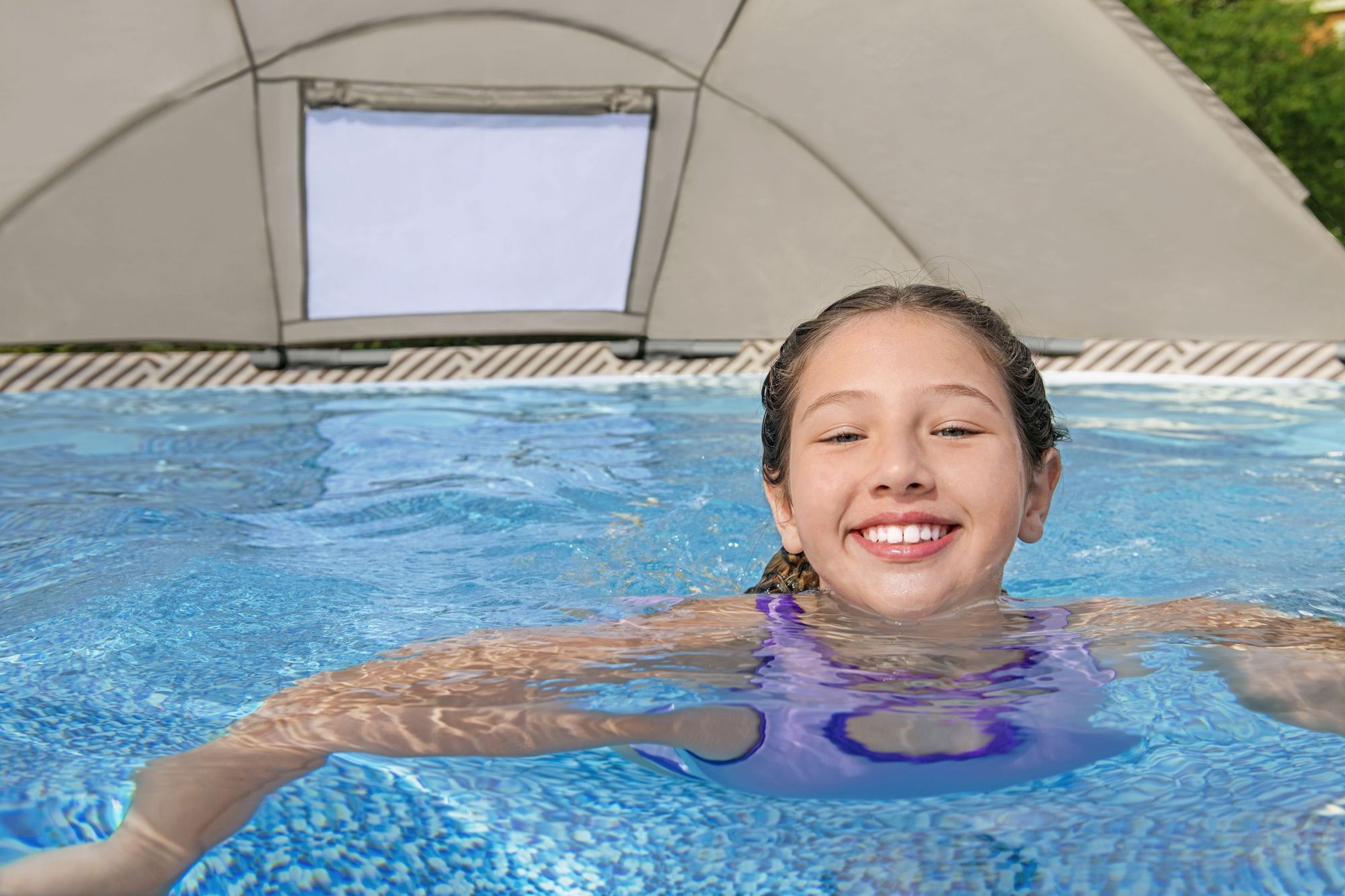Bestway Steel Pro MAX Frame Pool Komplett-Set Ø 396 x 107 cm