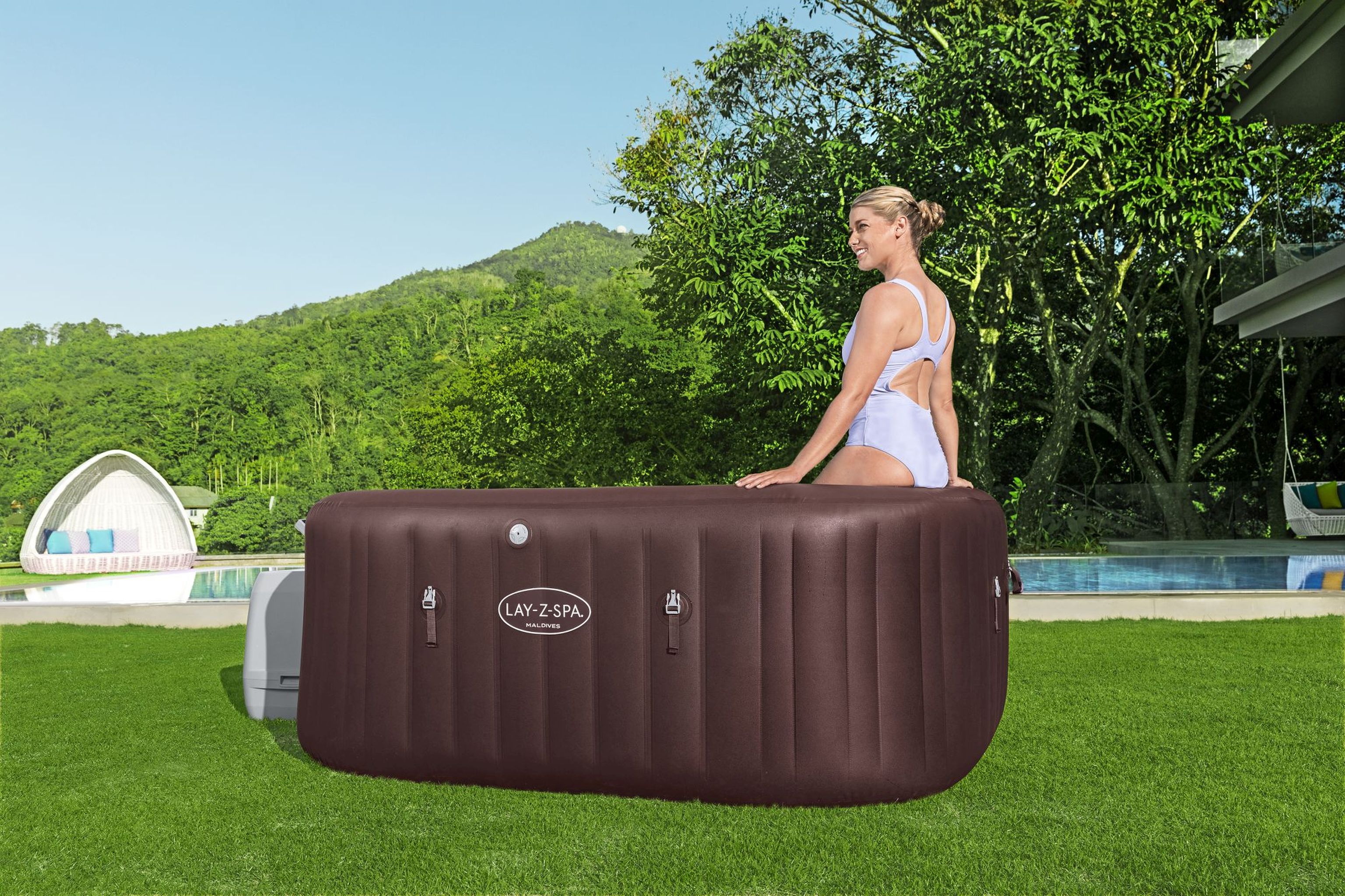 Bestway LAY-Z-SPA Maldives HydroJet Pro Whirlpool 7 Personen Bestway LAY-Z-SPA Maldives HydroJet Pro Whirlpool 7 Personen