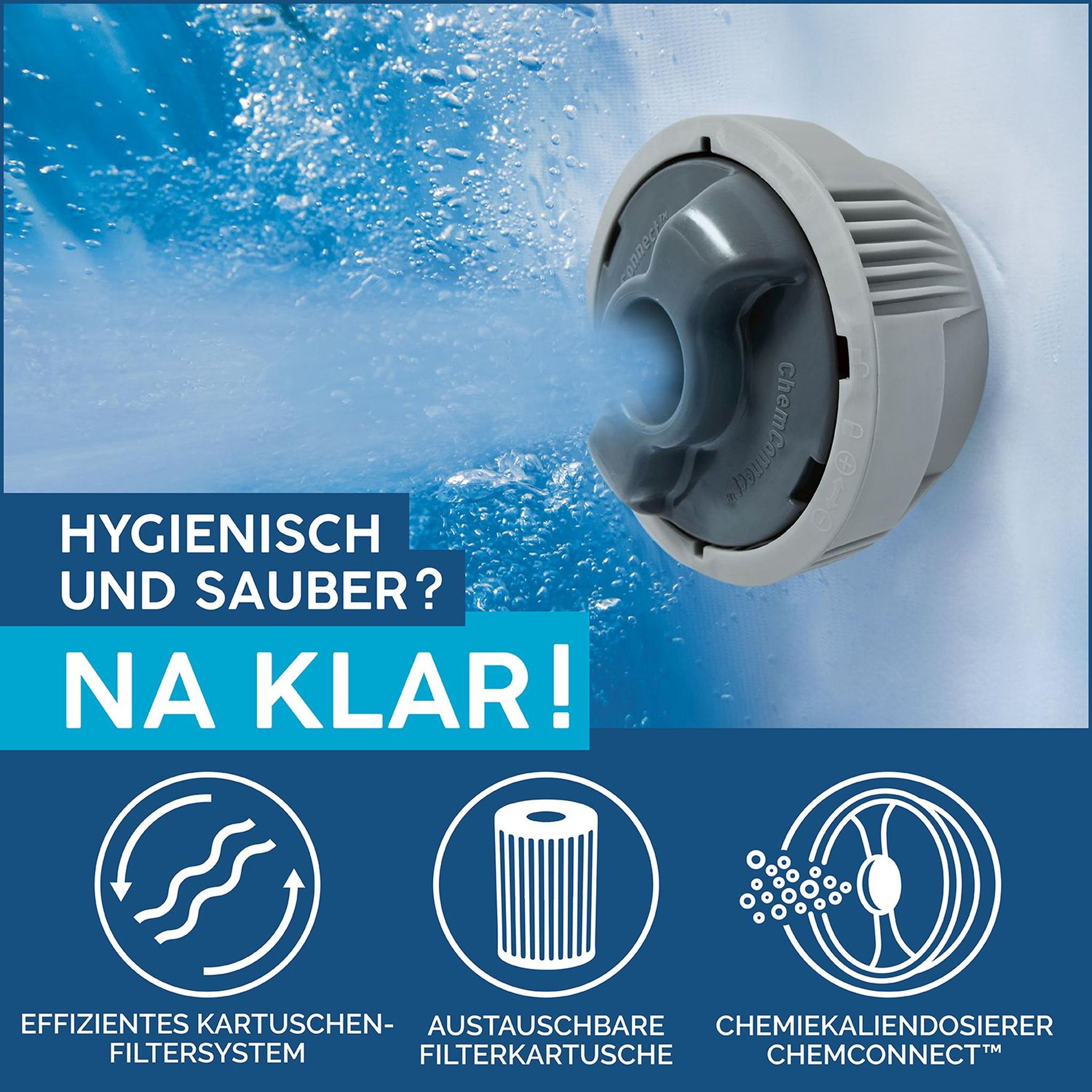 LAY-Z-SPA Mauritius AirJet XXL-Whirlpool für 7 Personen LAY-Z-SPA Mauritius AirJet XXL-Whirlpool für 7 Personen
