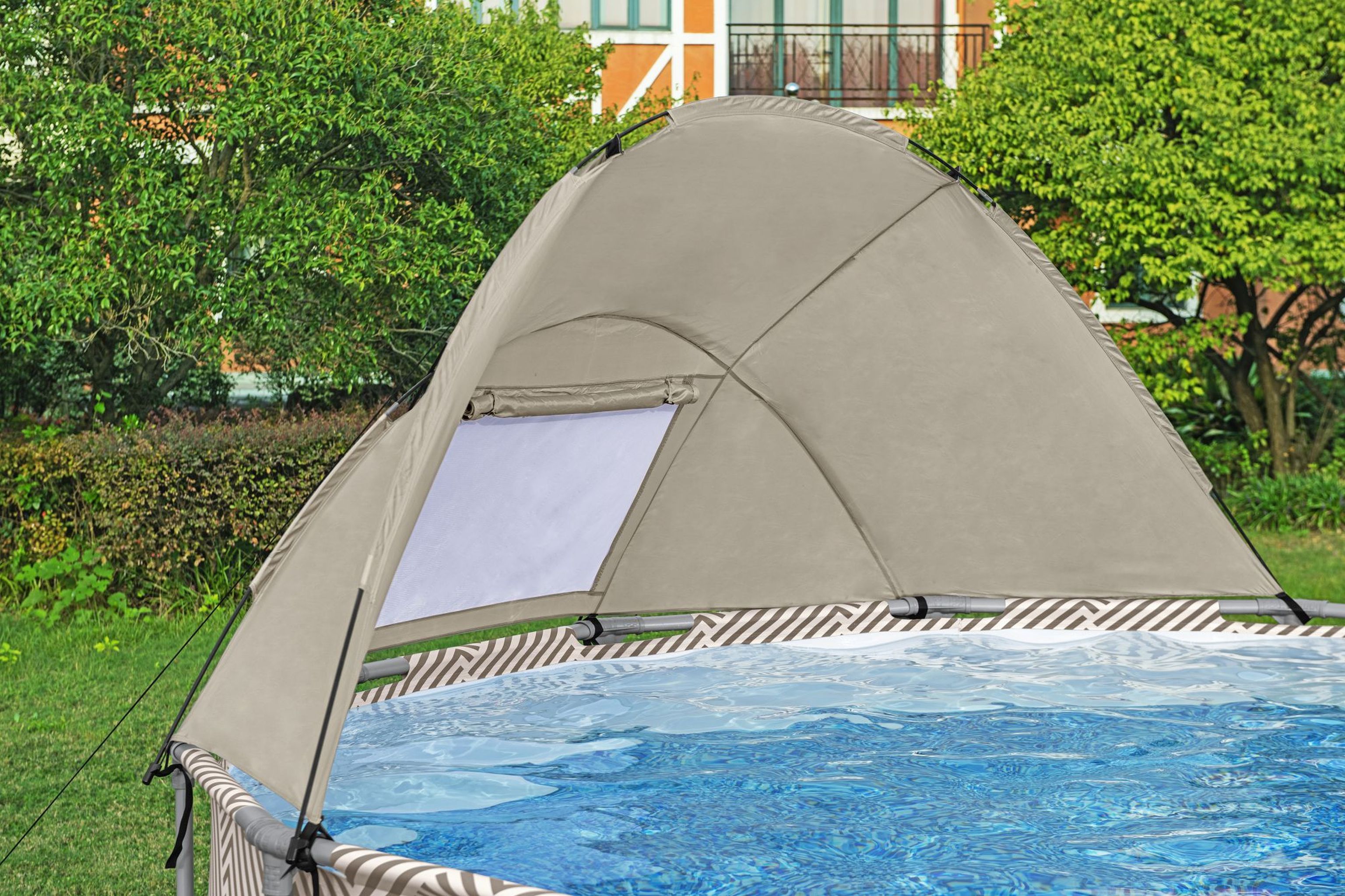 Bestway Steel Pro MAX Frame Pool Komplett-Set Ø 396 x 107 cm