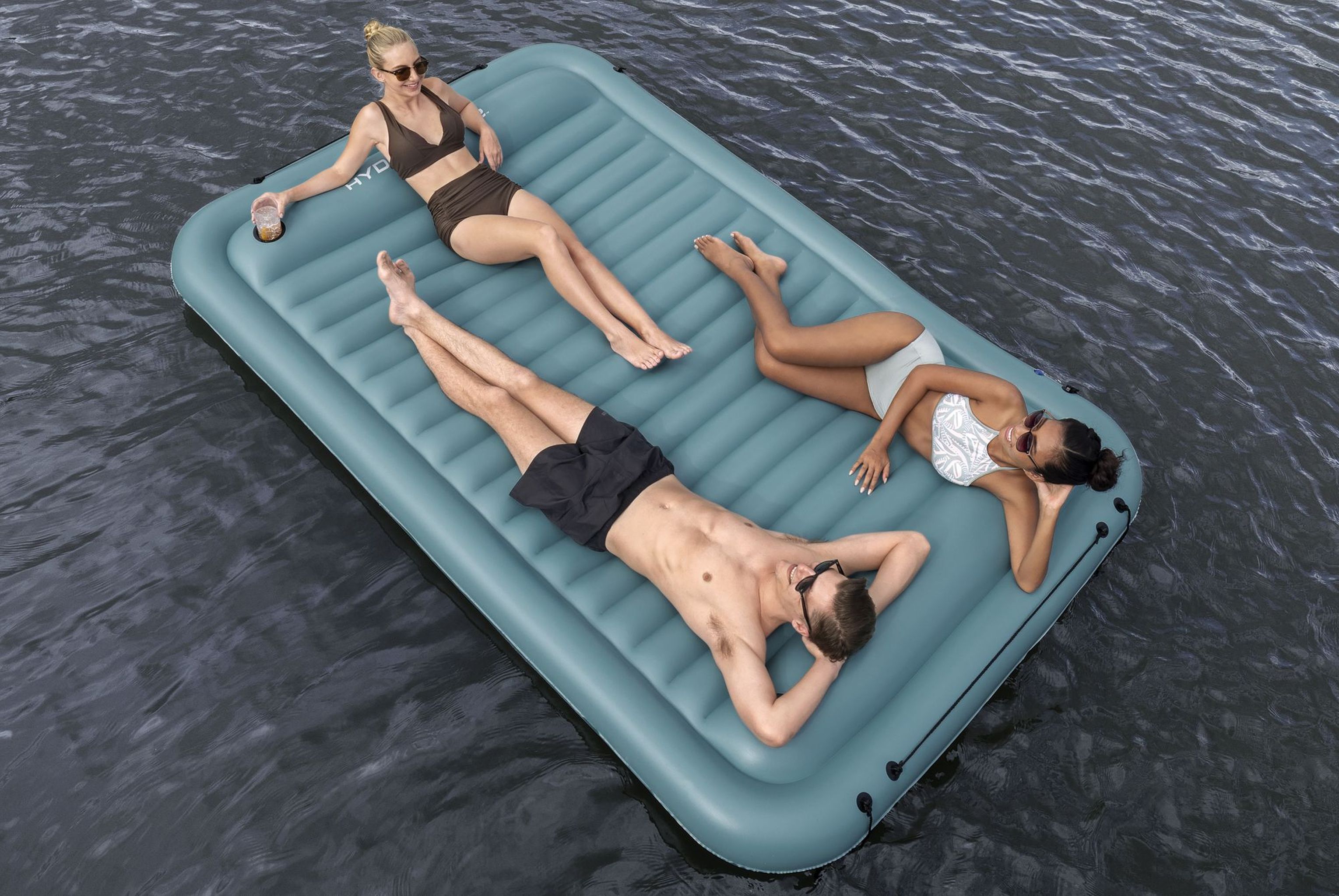 Bestway Hydro Force Plattform Sun Soaker 290 x 191 cm, 4 Personen Bestway Hydro Force Plattform Sun Soaker 290 x 191 cm, 4 Personen