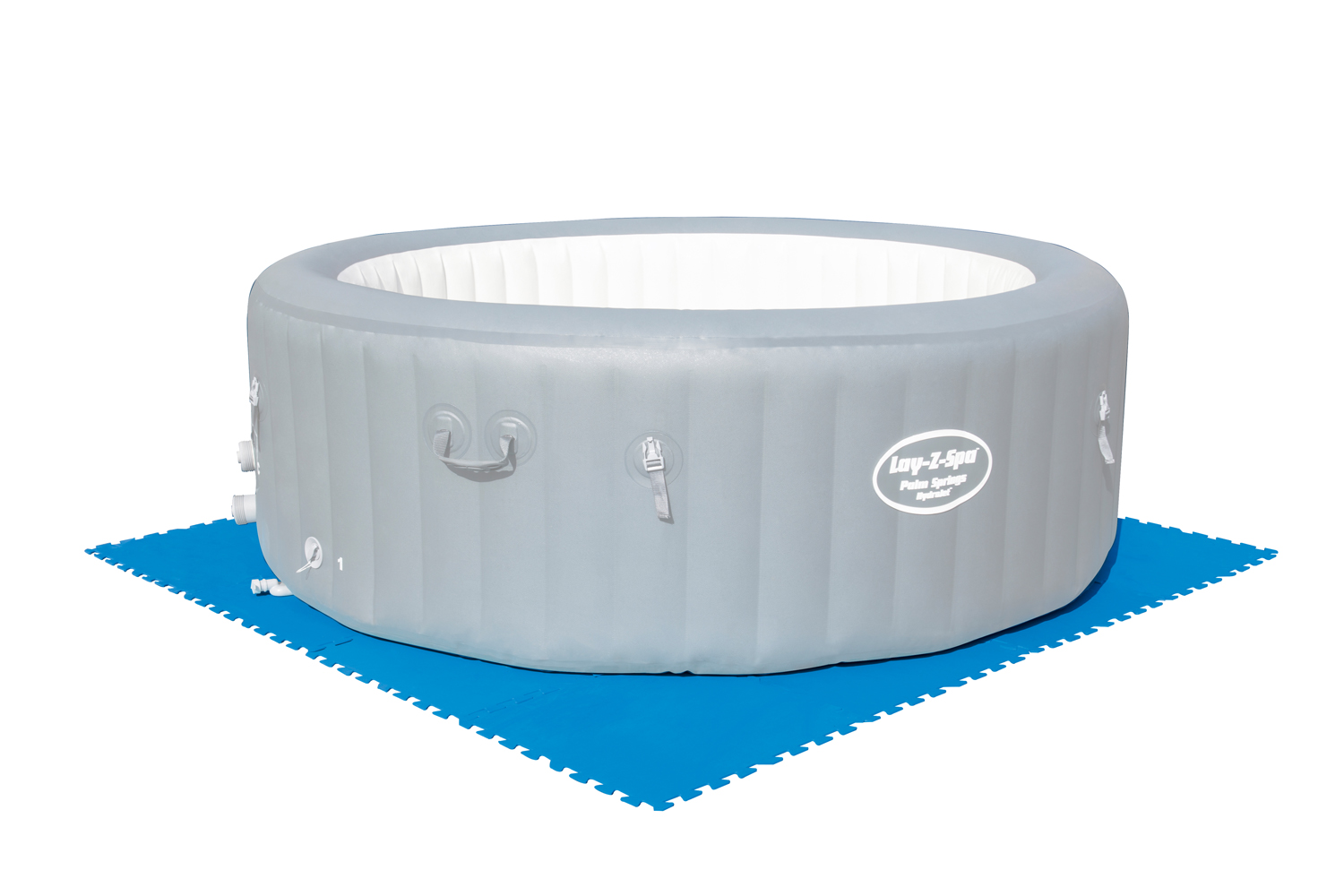 Pool-Bodenschutzfliesen Set 9 Stück,a50 x 50 cm, blau 58220_24