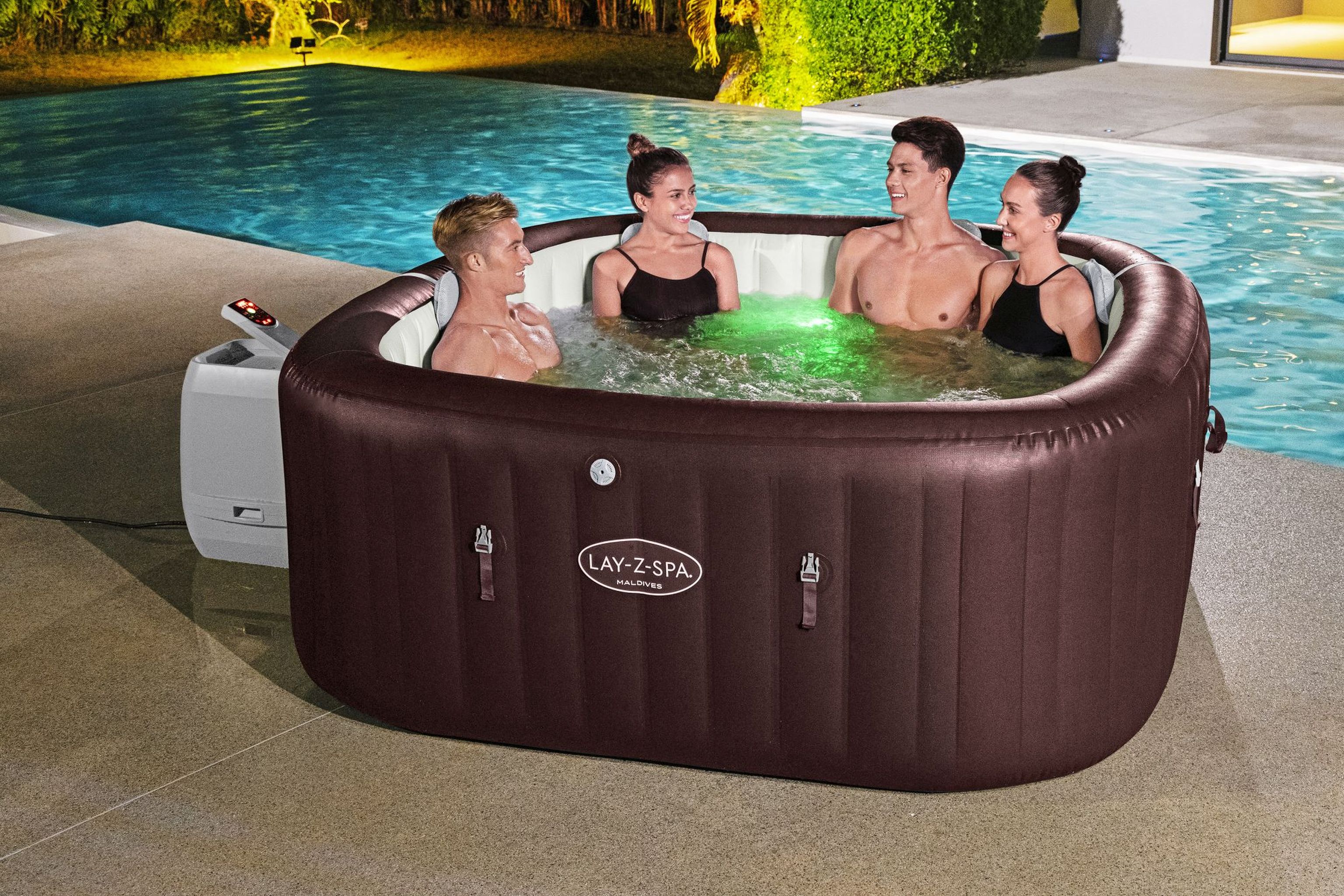 Bestway LAY-Z-SPA Maldives HydroJet Pro Whirlpool 7 Personen Bestway LAY-Z-SPA Maldives HydroJet Pro Whirlpool 7 Personen