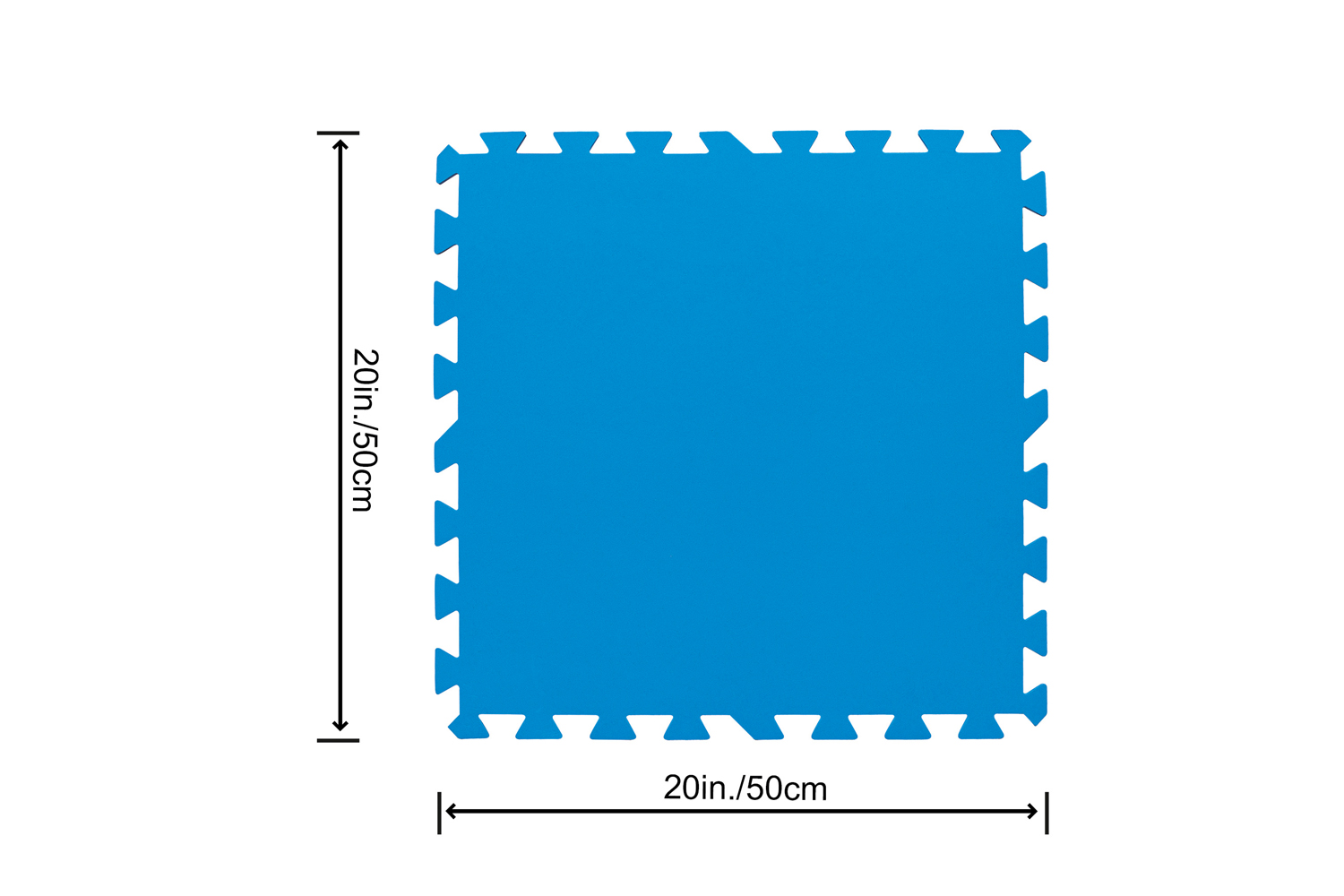 Pool-Bodenschutzfliesen Set 9 Stück,a50 x 50 cm, blau 58220_24 Pool-Bodenschutzfliesen Set 9 Stück,a50 x 50 cm, blau 58220_24