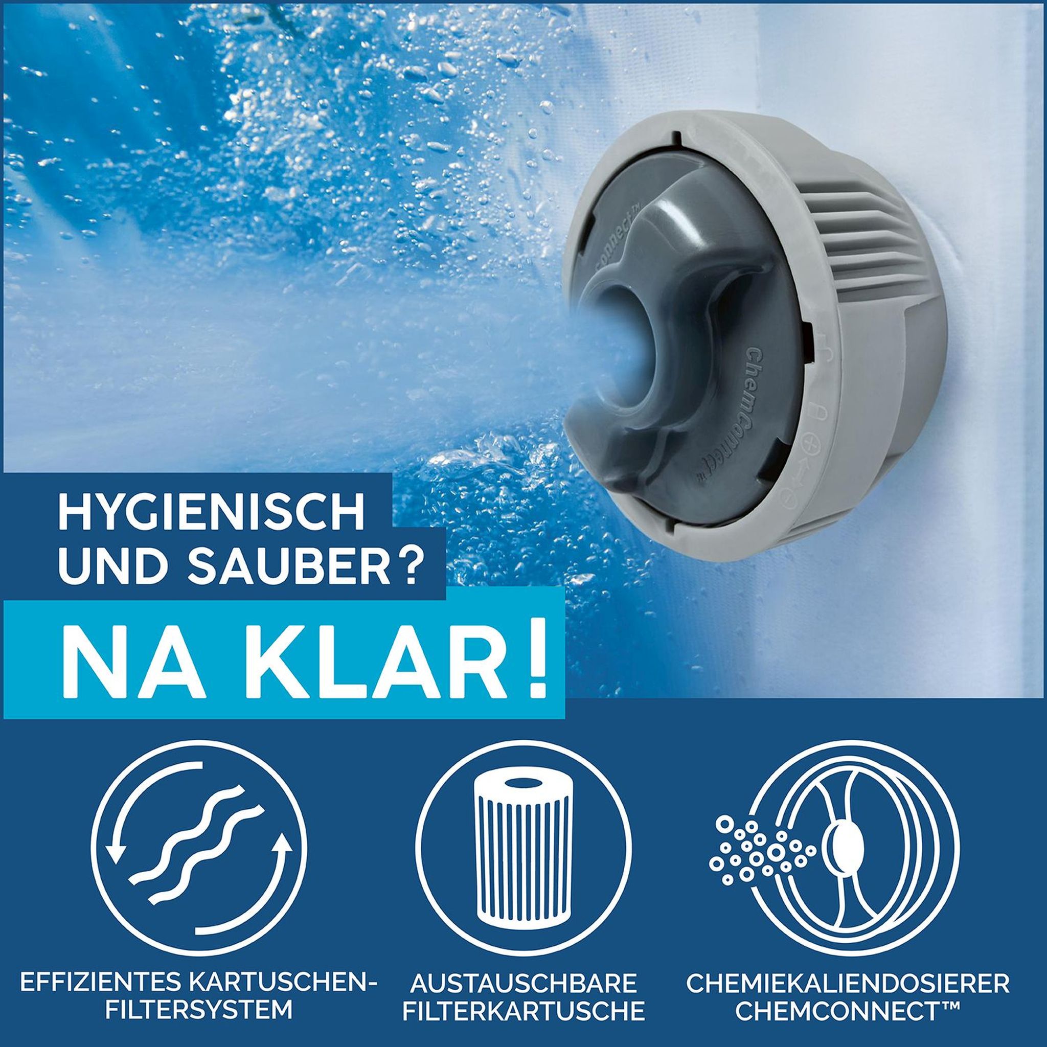 LAY-Z-SPA Palm Springs AirJet Whirlpool Ø 196 x 71 cm 6 Personen LAY-Z-SPA Palm Springs AirJet Whirlpool Ø 196 x 71 cm 6 Personen