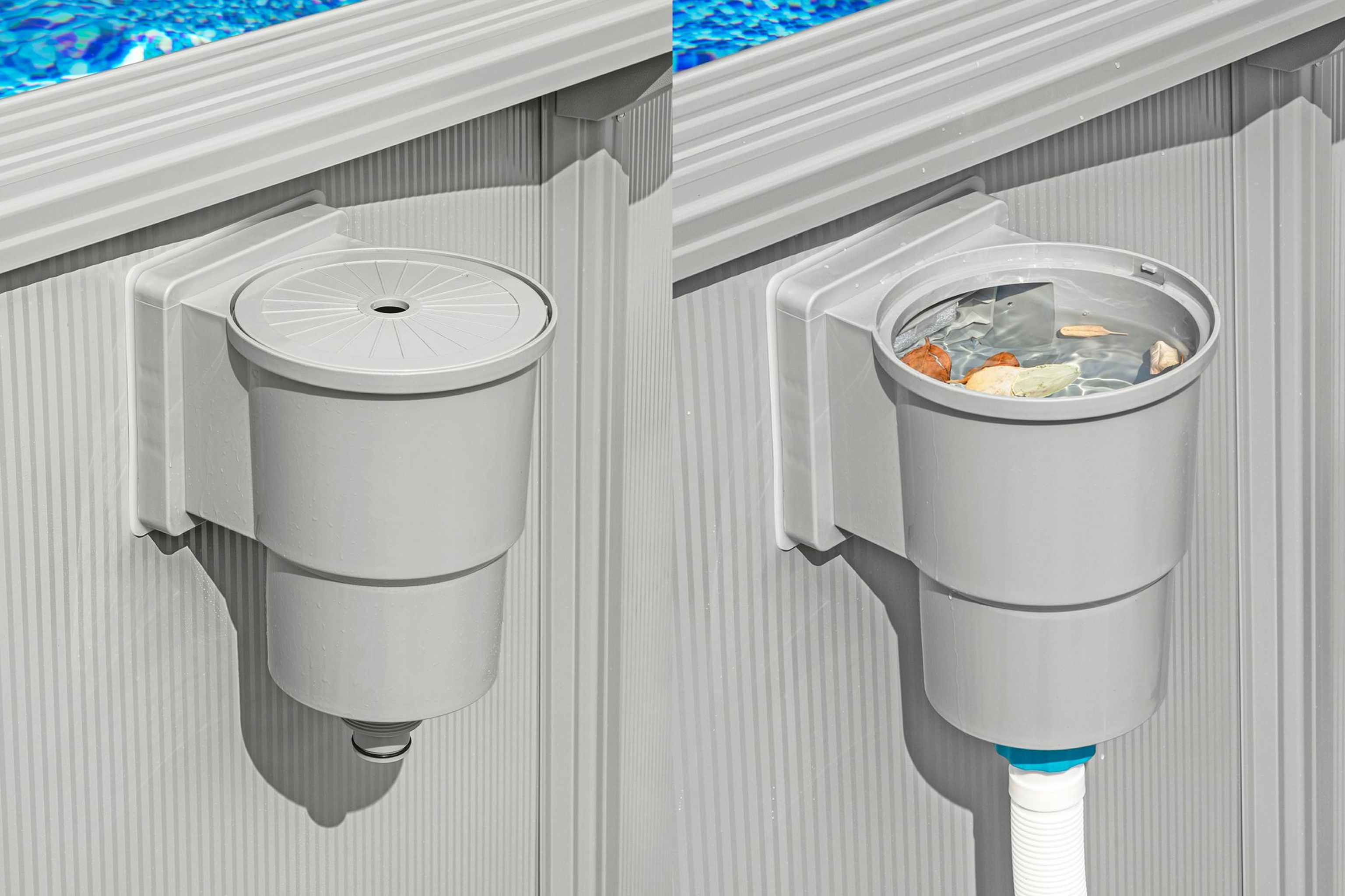 Bestway Hydrium Stahlwandpool Komplett-Set Ø 366 x 122 cm rund
