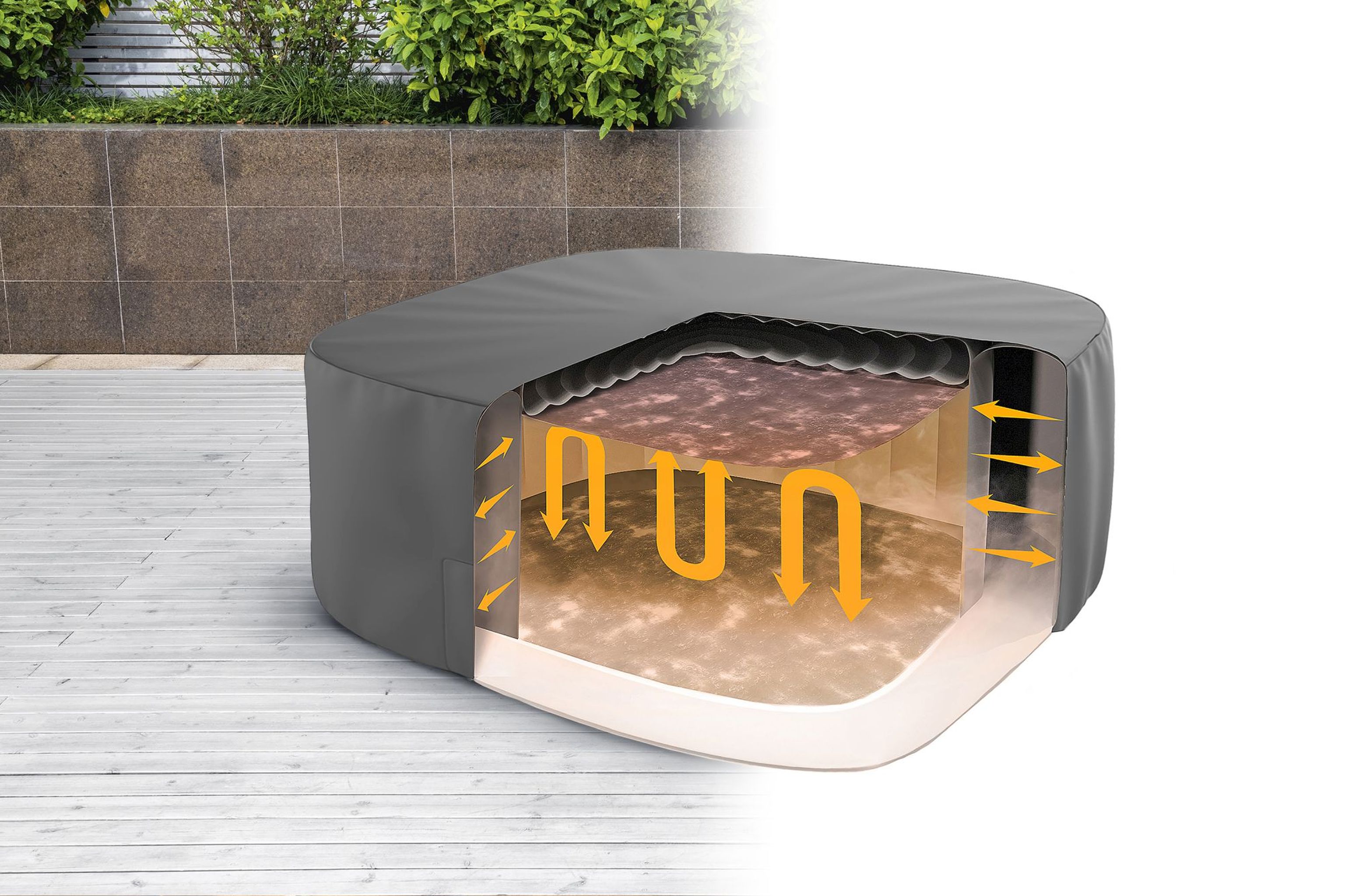 LAY-Z-SPA Abdeckung EnergySense Plus Thermo 180 x 180 x 71 cm LAY-Z-SPA Abdeckung EnergySense Plus Thermo 180 x 180 x 71 cm