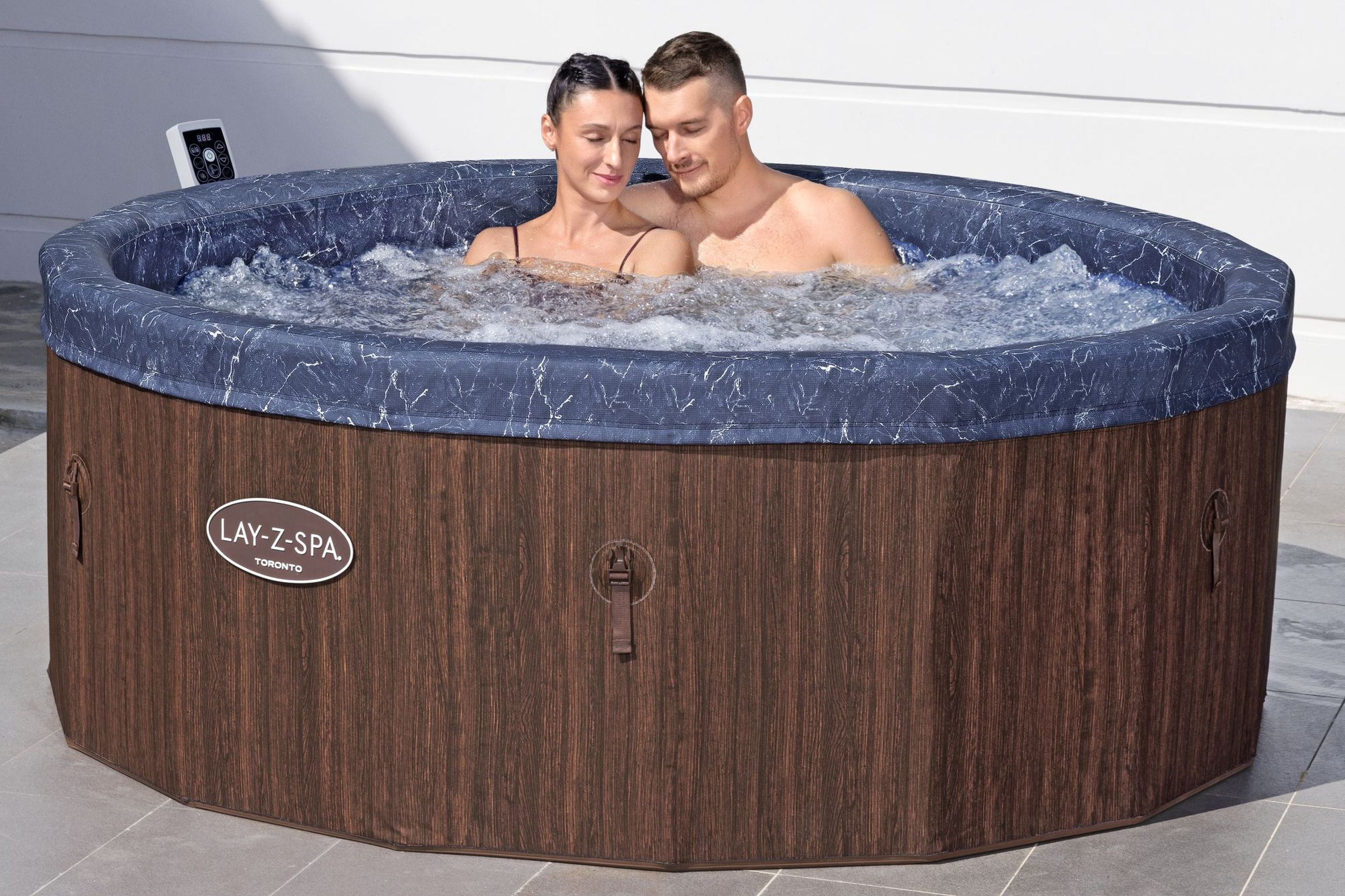 Bestway LAY-Z-SPA Toronto AirJet Whirlpool 7 Personen Ø 190 x 70 cm Bestway LAY-Z-SPA Toronto AirJet Whirlpool 7 Personen Ø 190 x 70 cm