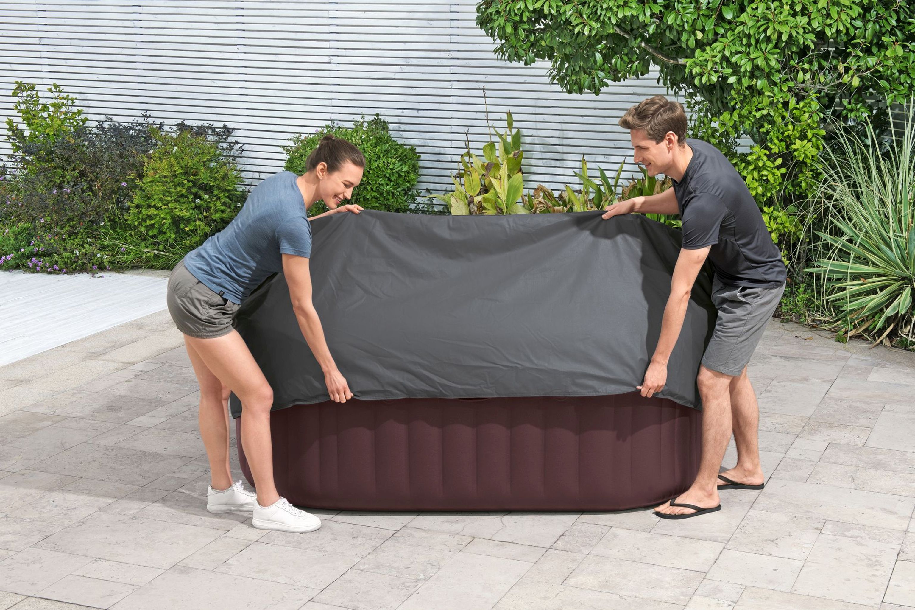 LAY-Z-SPA Abdeckung EnergySense Plus Thermo 201 x 201 cm eckig LAY-Z-SPA Abdeckung EnergySense Plus Thermo 201 x 201 cm eckig