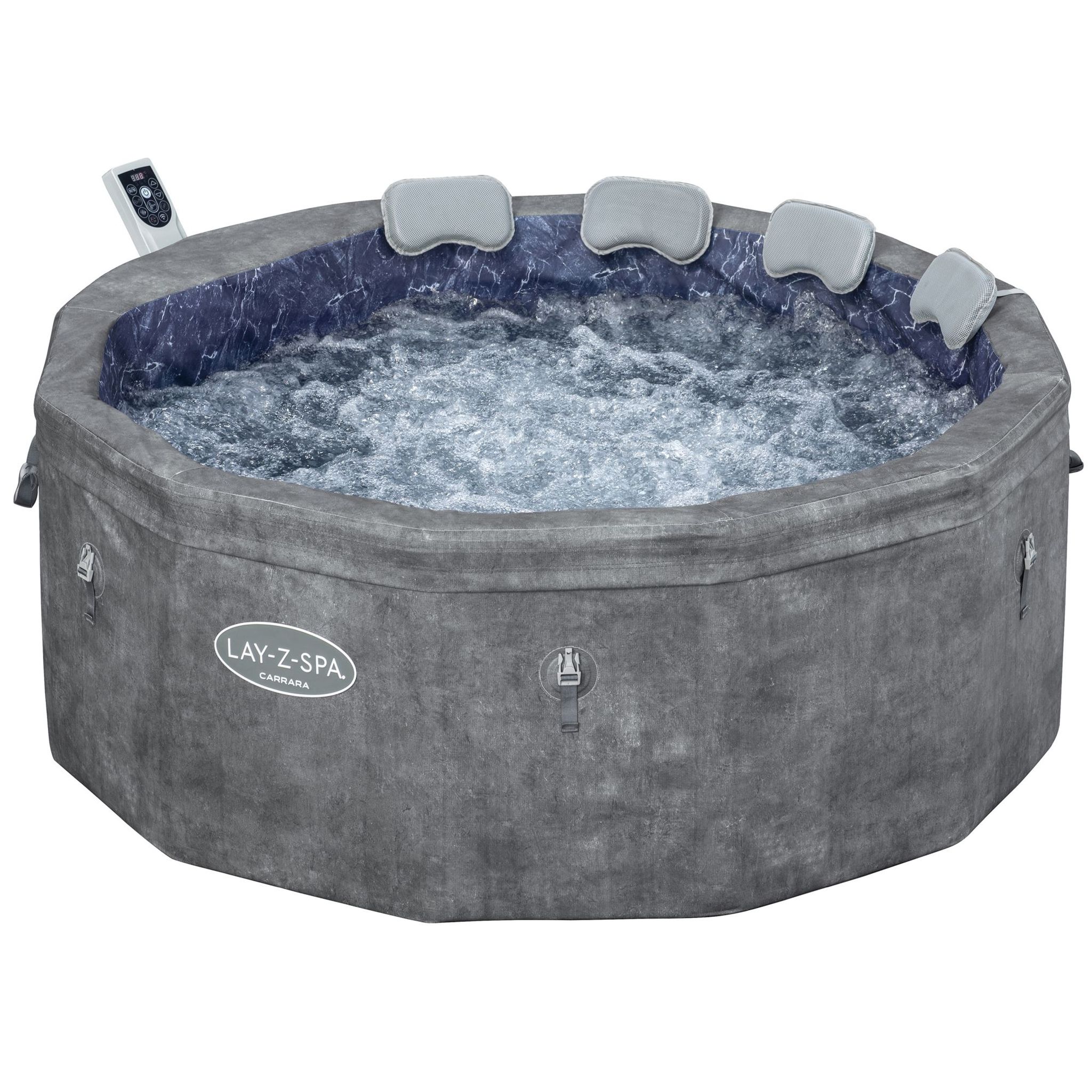 Bestway LAY-Z-SPA Carrara AirJet Whirlpool 6 Personen Ø 170 x 65 cm