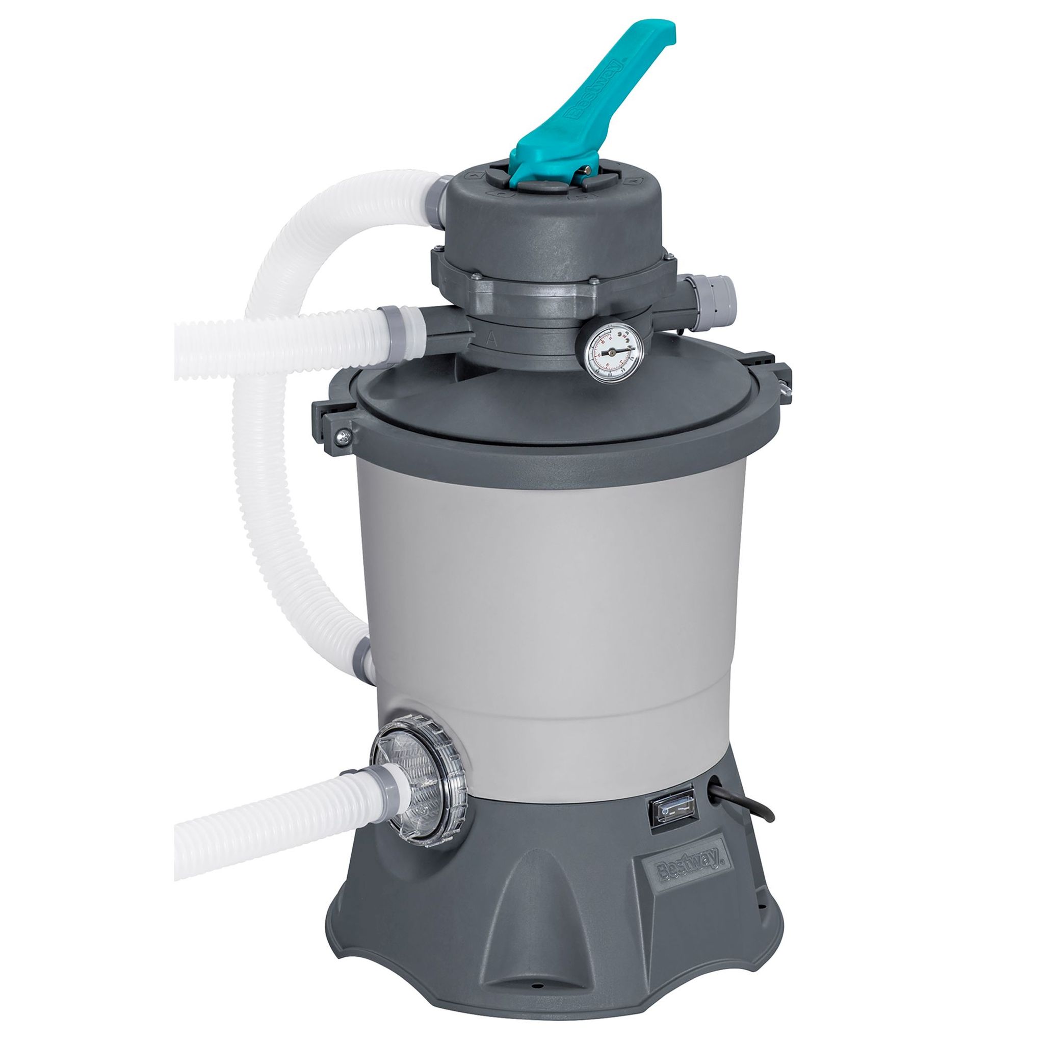 Bestway Sandfilteranlage 3.596 lh 85 W für Pools 1.100–16.600 l